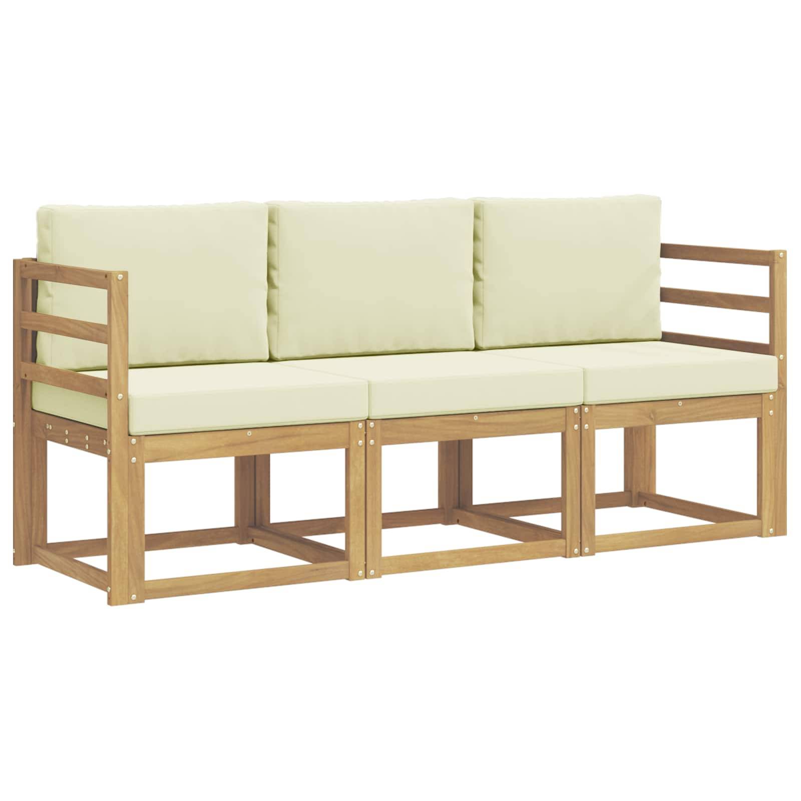 vidaXL Outdoor-Sofagarnitur 3 pcs