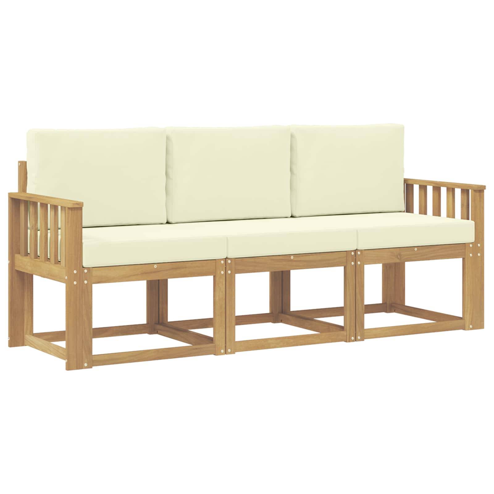 vidaXL Outdoor-Sofagarnitur 3 pcs
