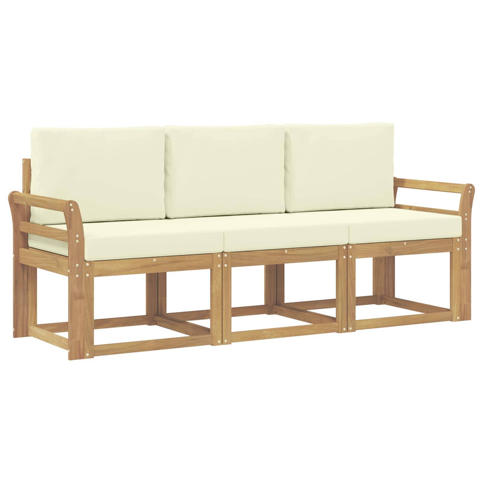 vidaXL Outdoor-Sofagarnitur 3 pcs