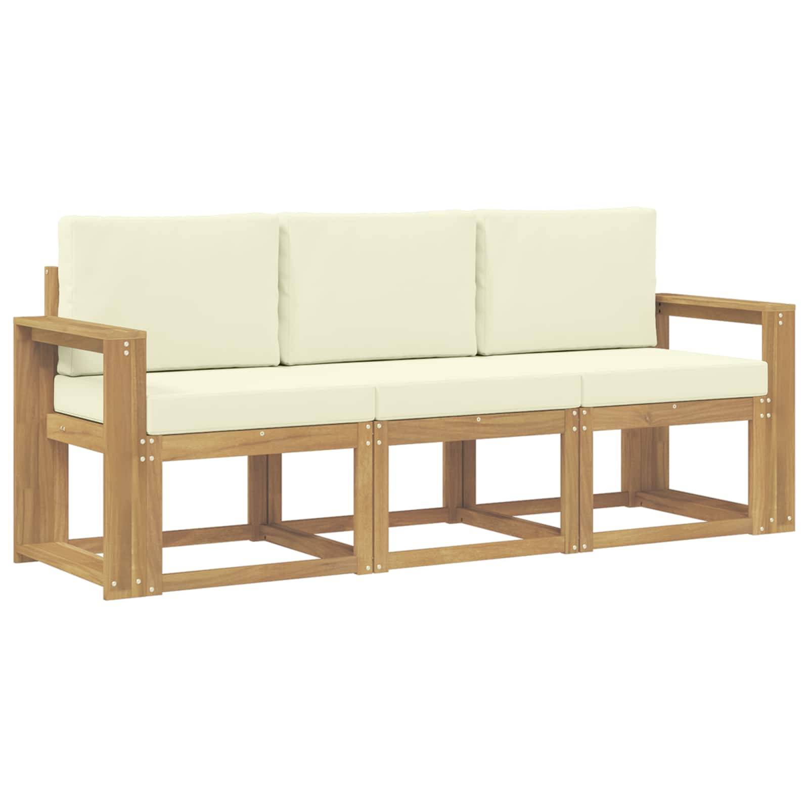 vidaXL Outdoor-Sofagarnitur 3 pcs
