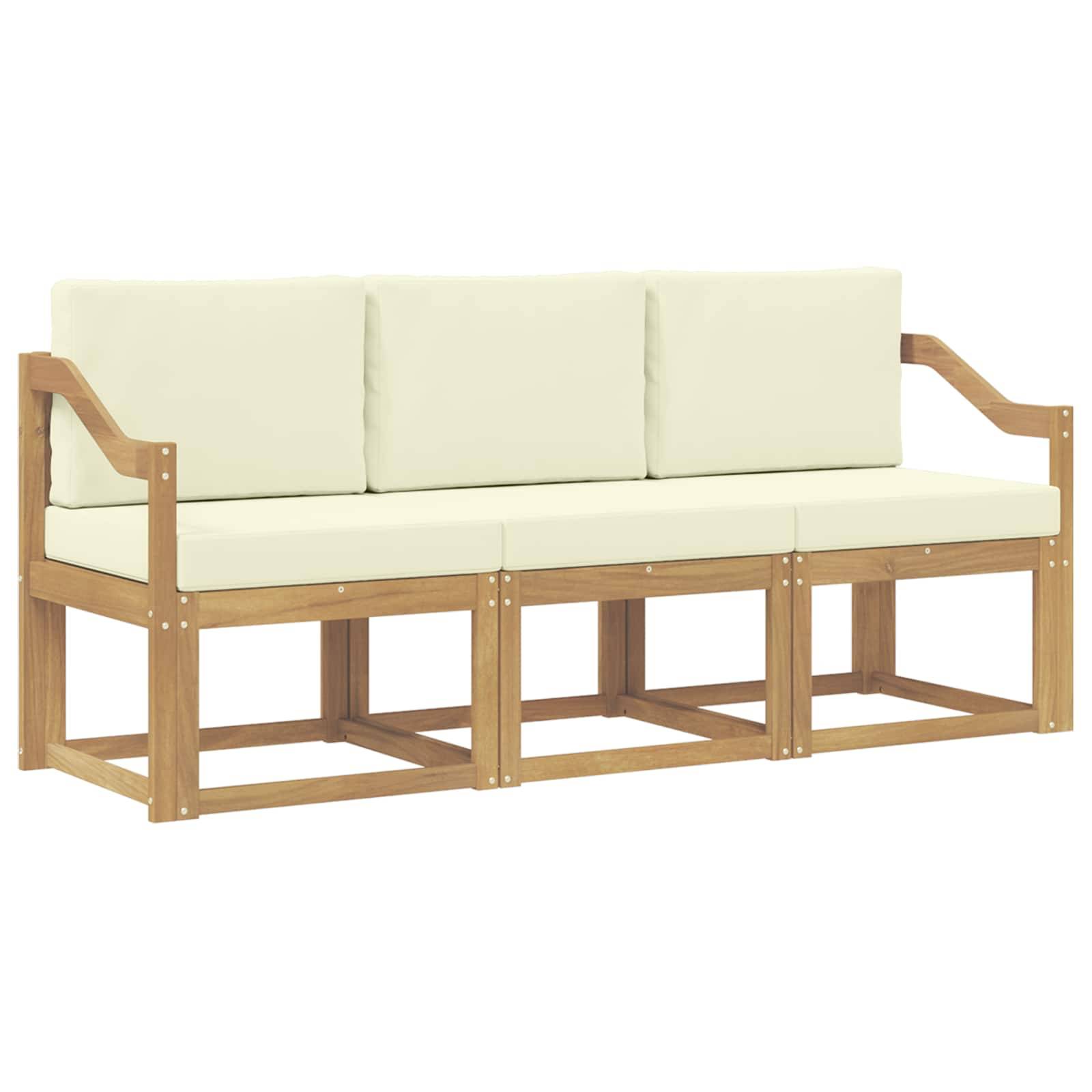 vidaXL Outdoor-Sofagarnitur 3 pcs