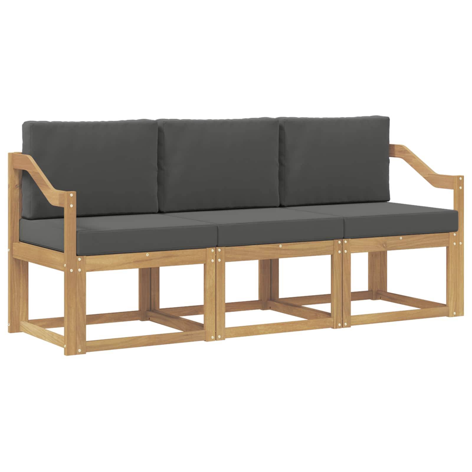 vidaXL Outdoor-Sofagarnitur 3 pcs