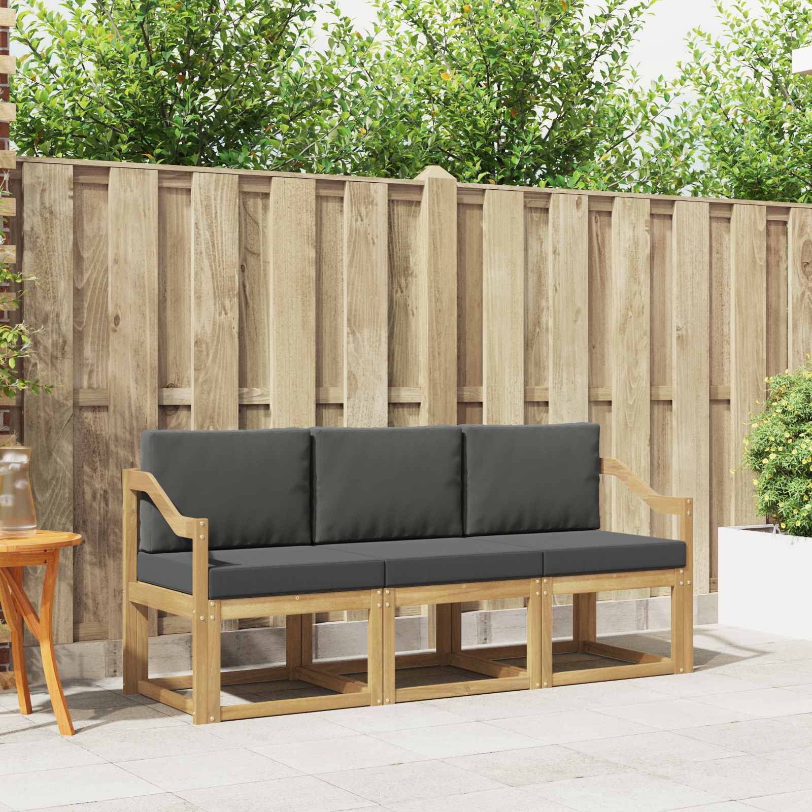 vidaXL Outdoor-Sofagarnitur 3 pcs