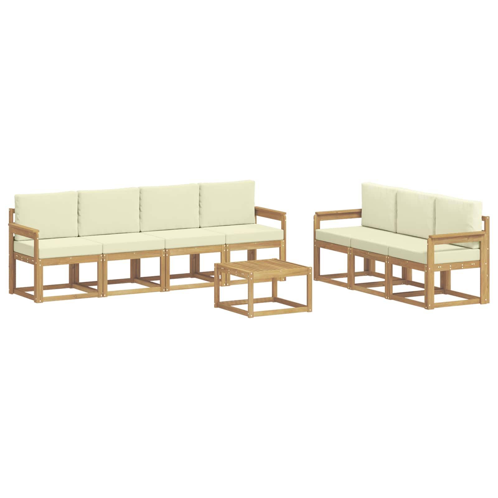 vidaXL Outdoor-Sofagarnitur 7 pcs