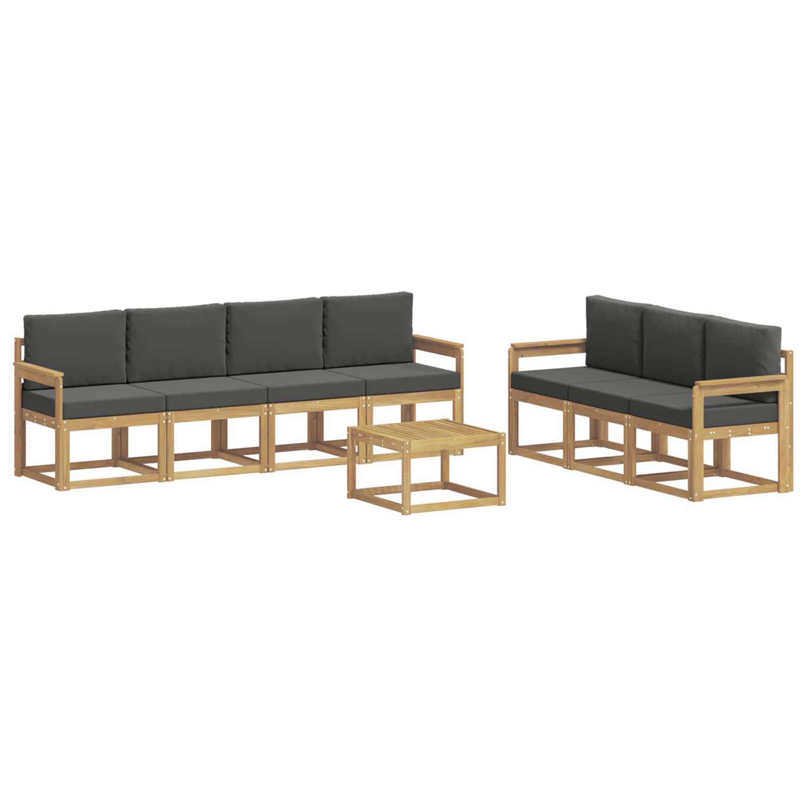 vidaXL Outdoor-Sofagarnitur 7 pcs