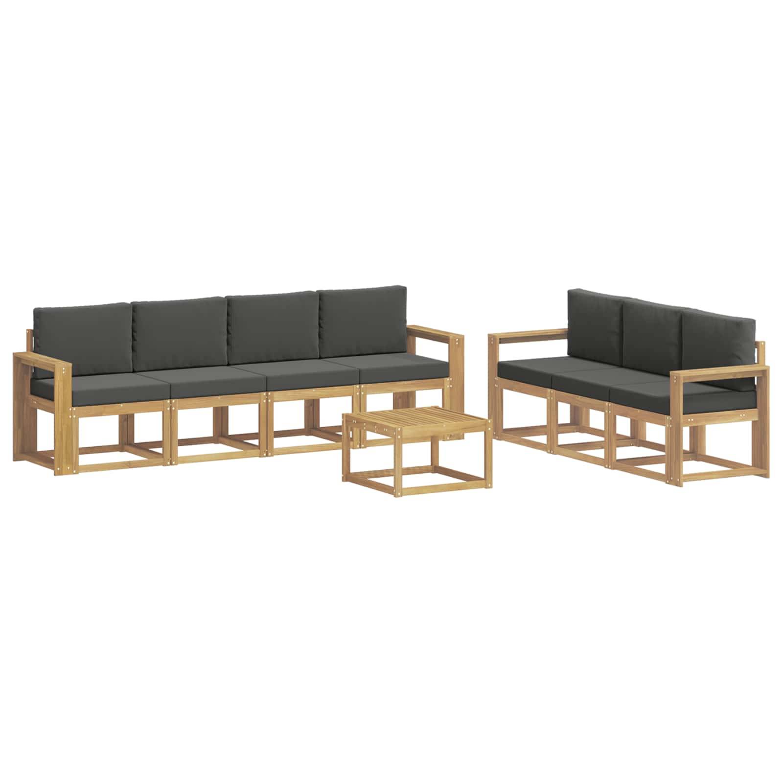 vidaXL Outdoor-Sofagarnitur 7 pcs