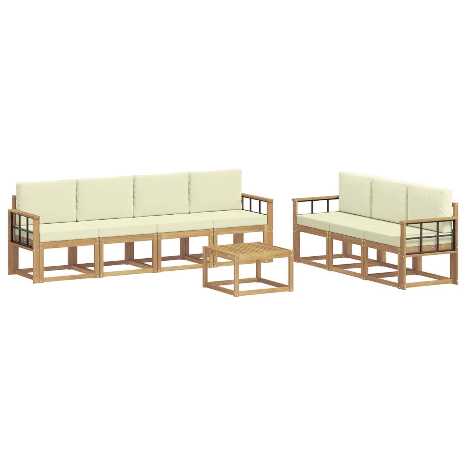 vidaXL Outdoor-Sofagarnitur 7 pcs