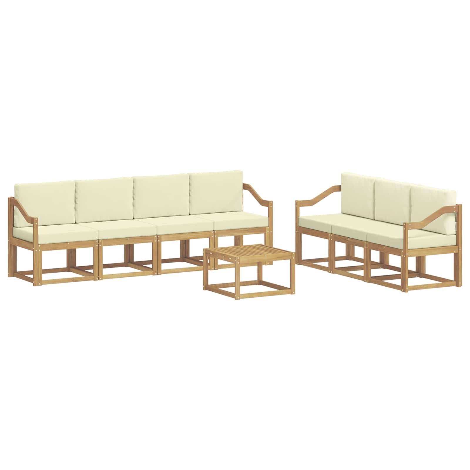 vidaXL Outdoor-Sofagarnitur 7 pcs