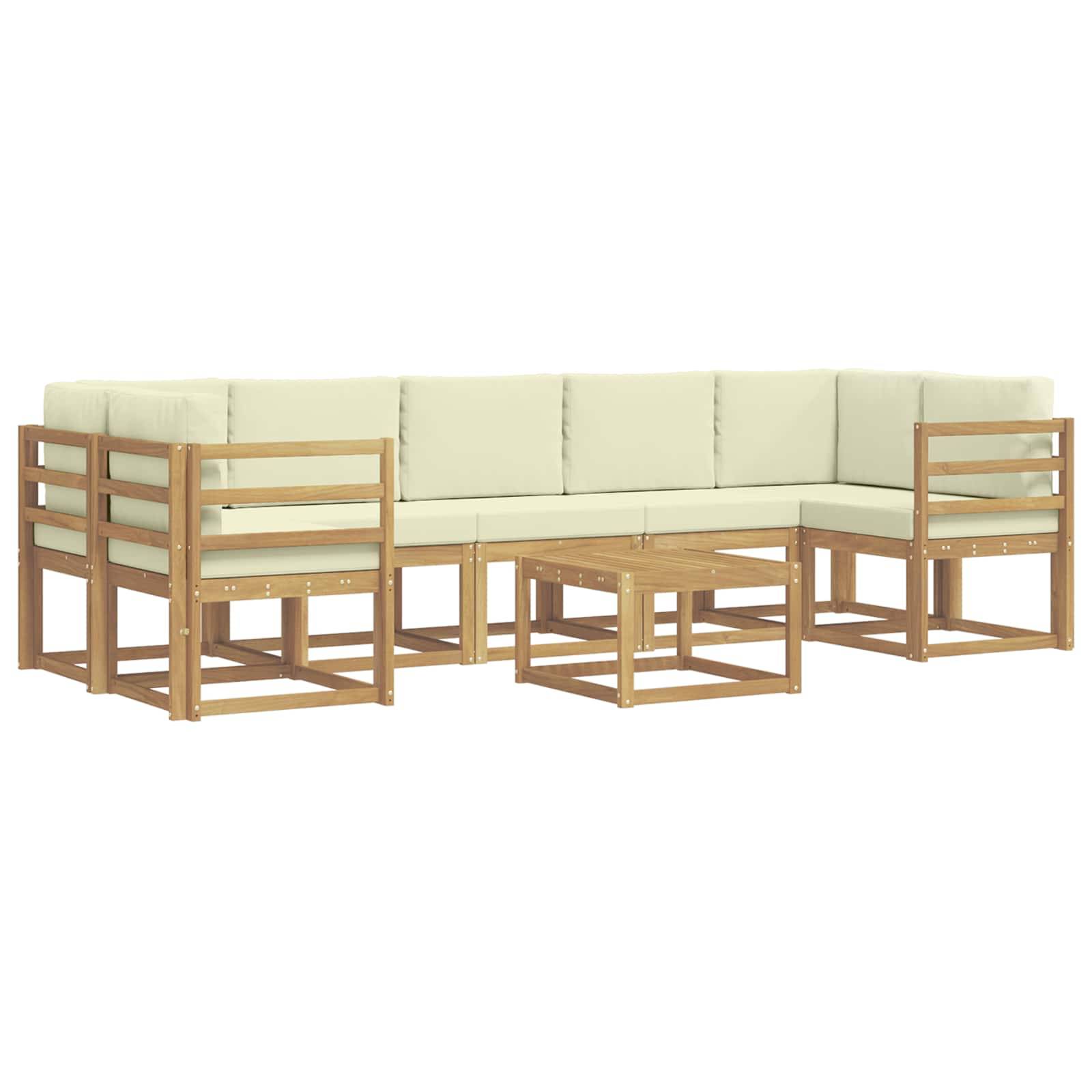 vidaXL Outdoor-Sofagarnitur 6 pcs
