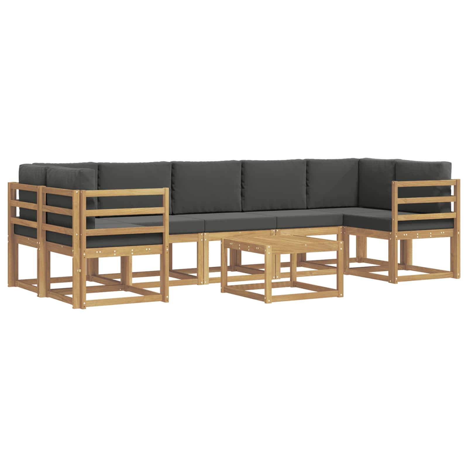 vidaXL Outdoor-Sofagarnitur 6 pcs