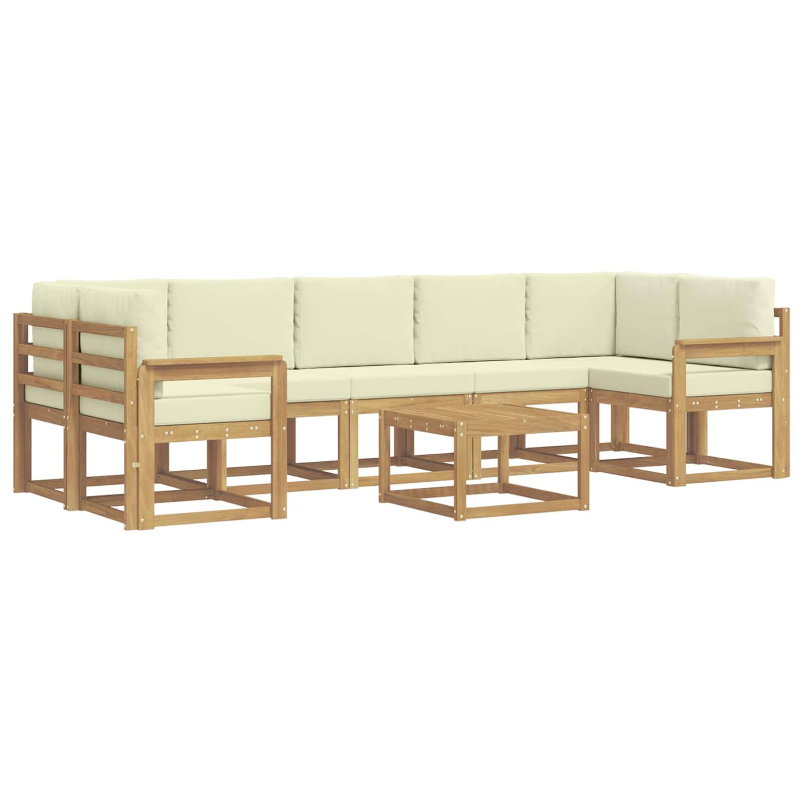 vidaXL Outdoor-Sofagarnitur 6 pcs
