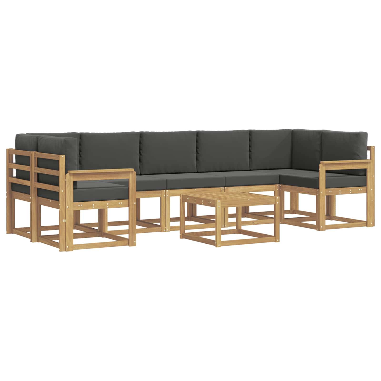 vidaXL Outdoor-Sofagarnitur 6 pcs