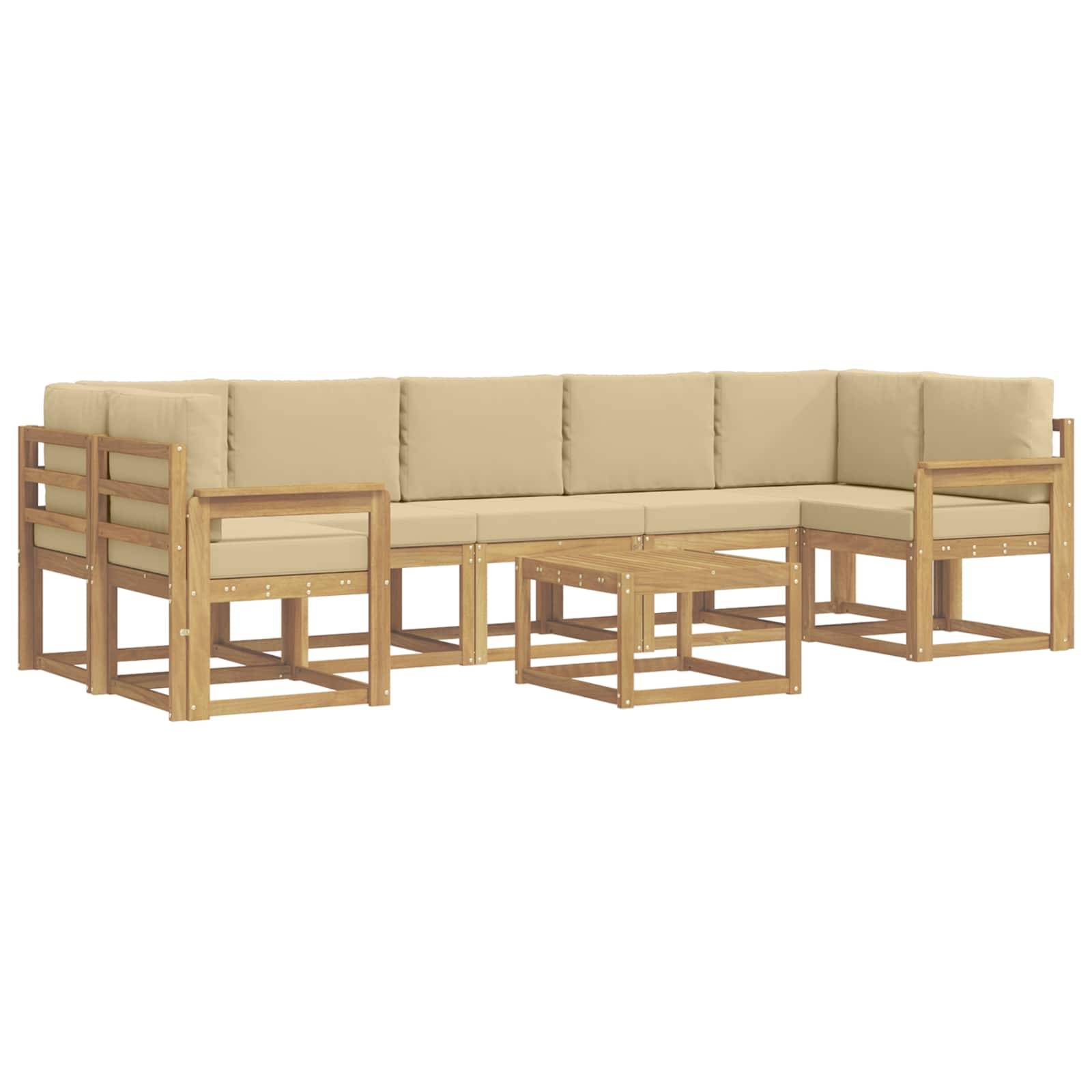 vidaXL Outdoor-Sofagarnitur 6 pcs