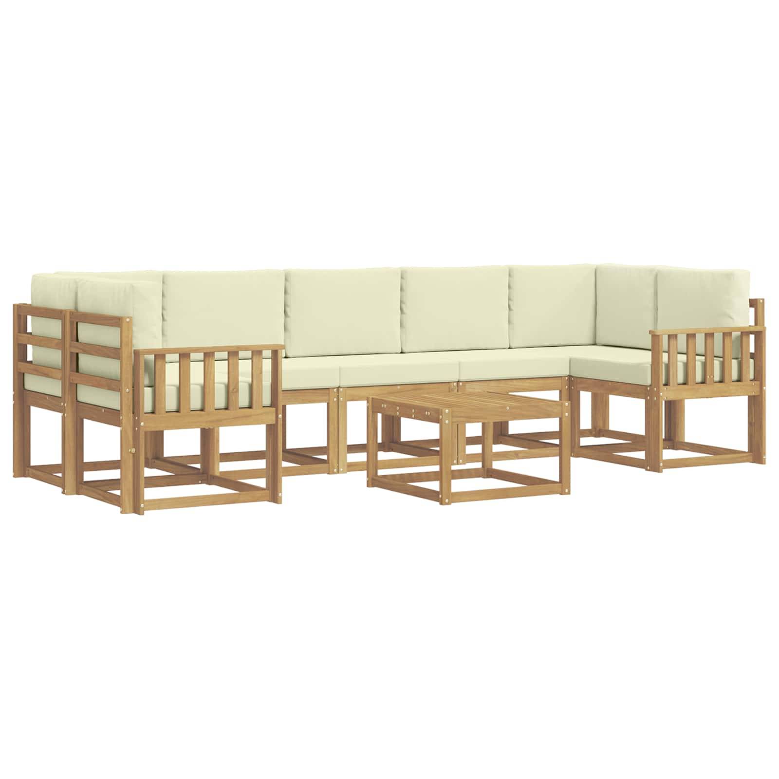 vidaXL Outdoor-Sofagarnitur 6 pcs