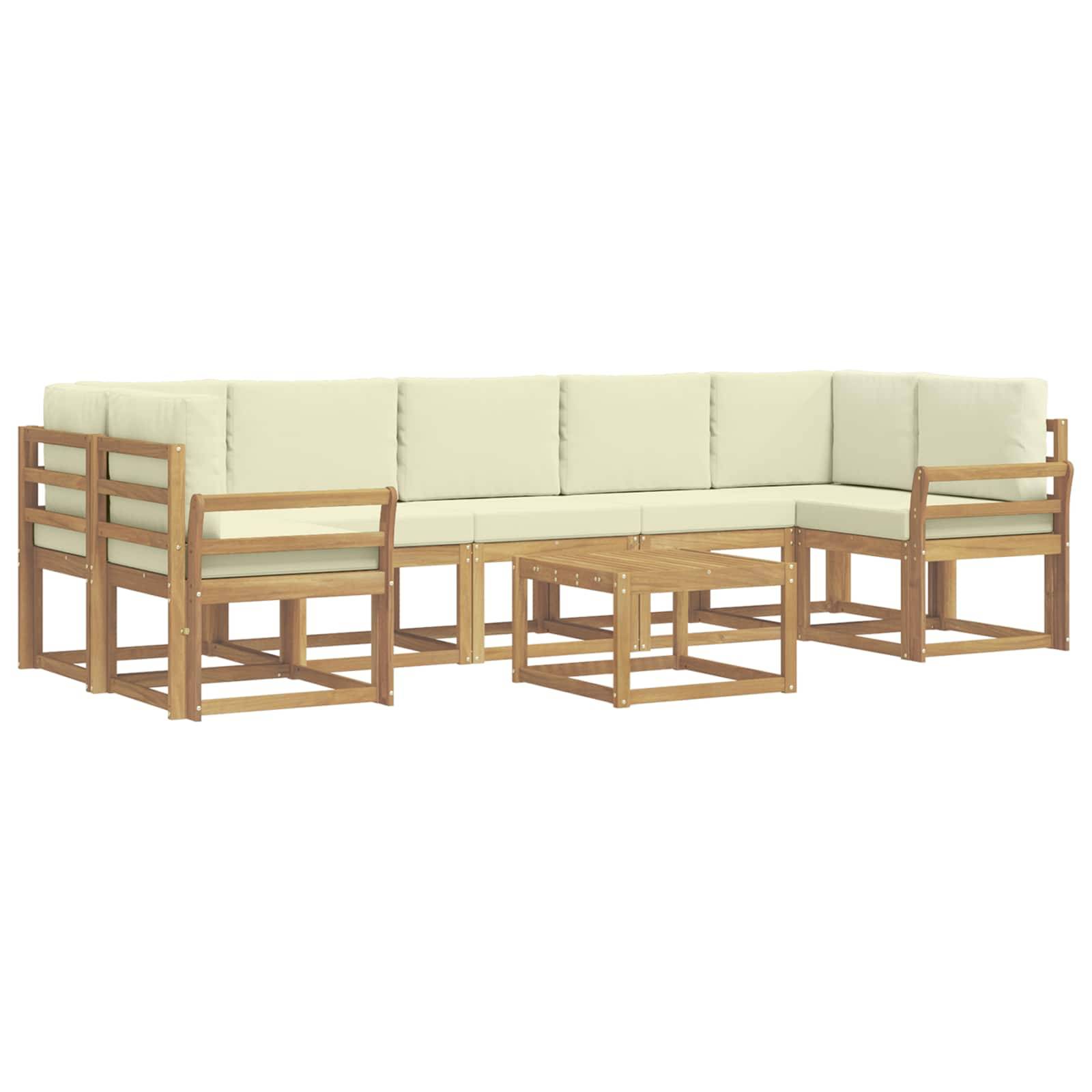 vidaXL Outdoor-Sofagarnitur 6 pcs