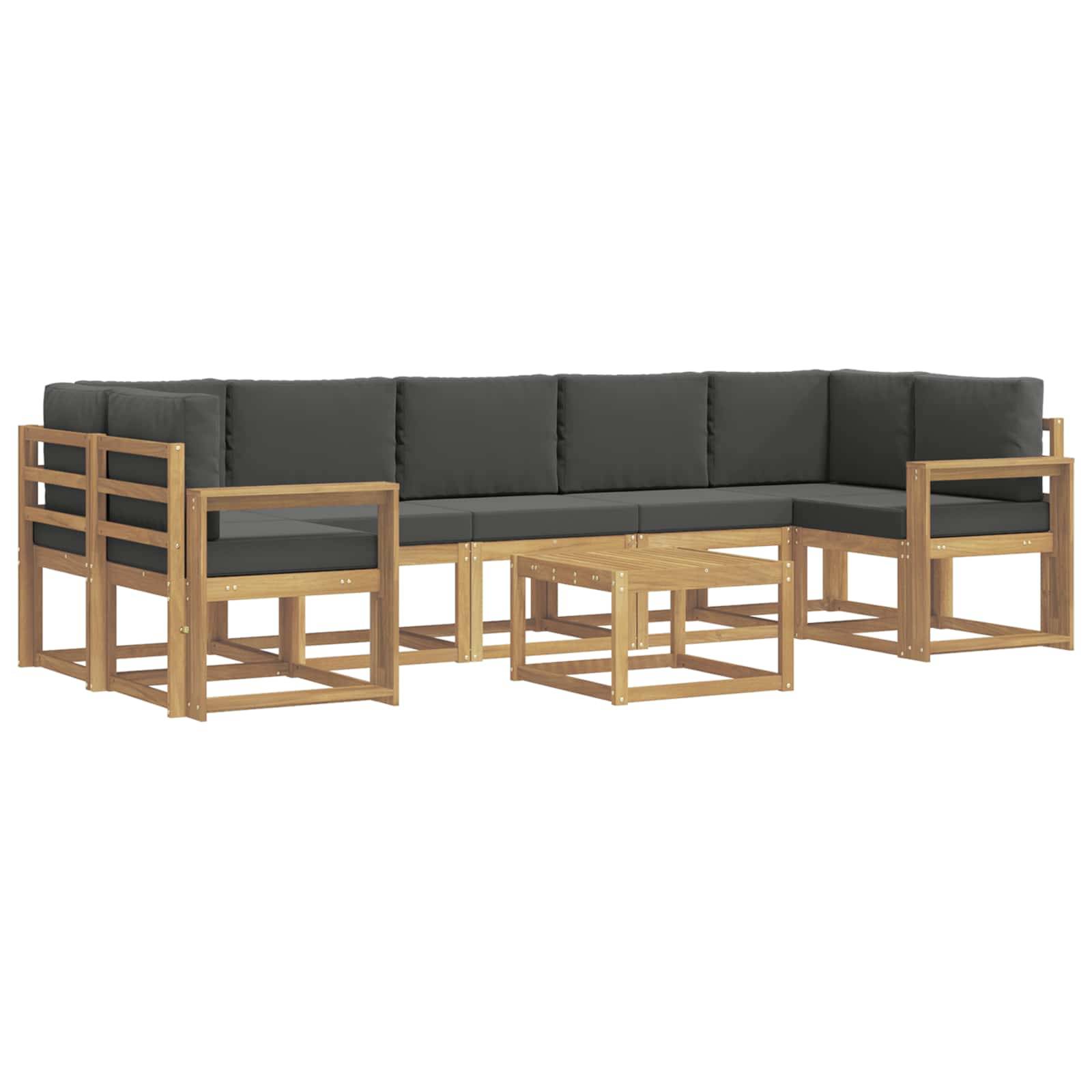 vidaXL Outdoor-Sofagarnitur 6 pcs