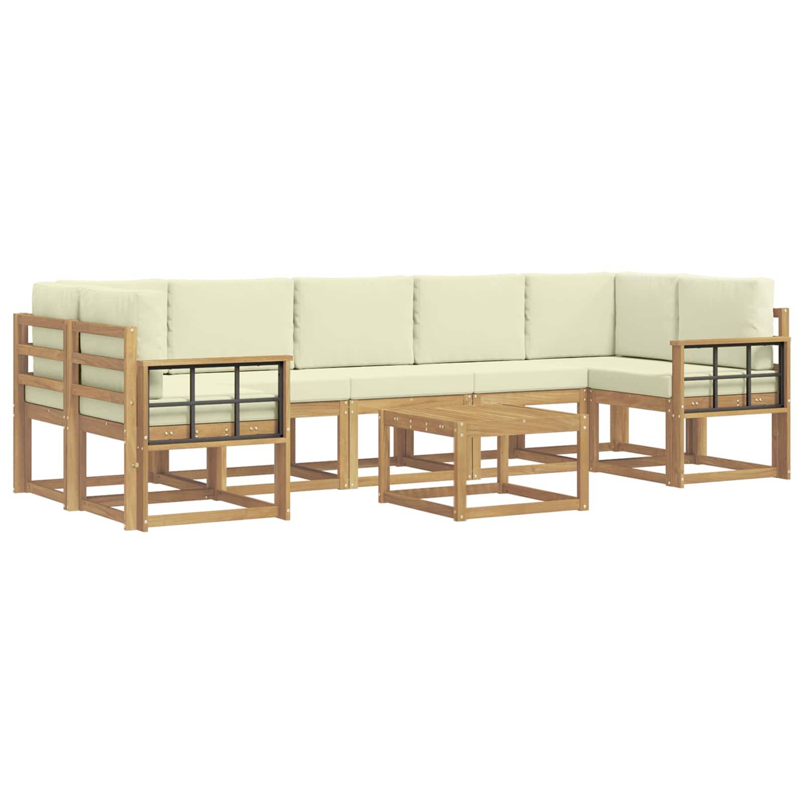 vidaXL Outdoor-Sofagarnitur 6 pcs