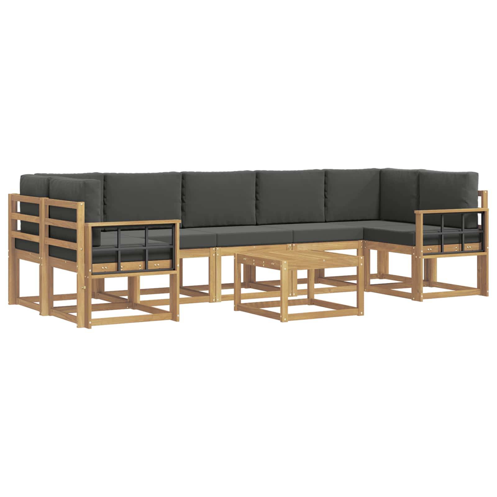 vidaXL Outdoor-Sofagarnitur 6 pcs
