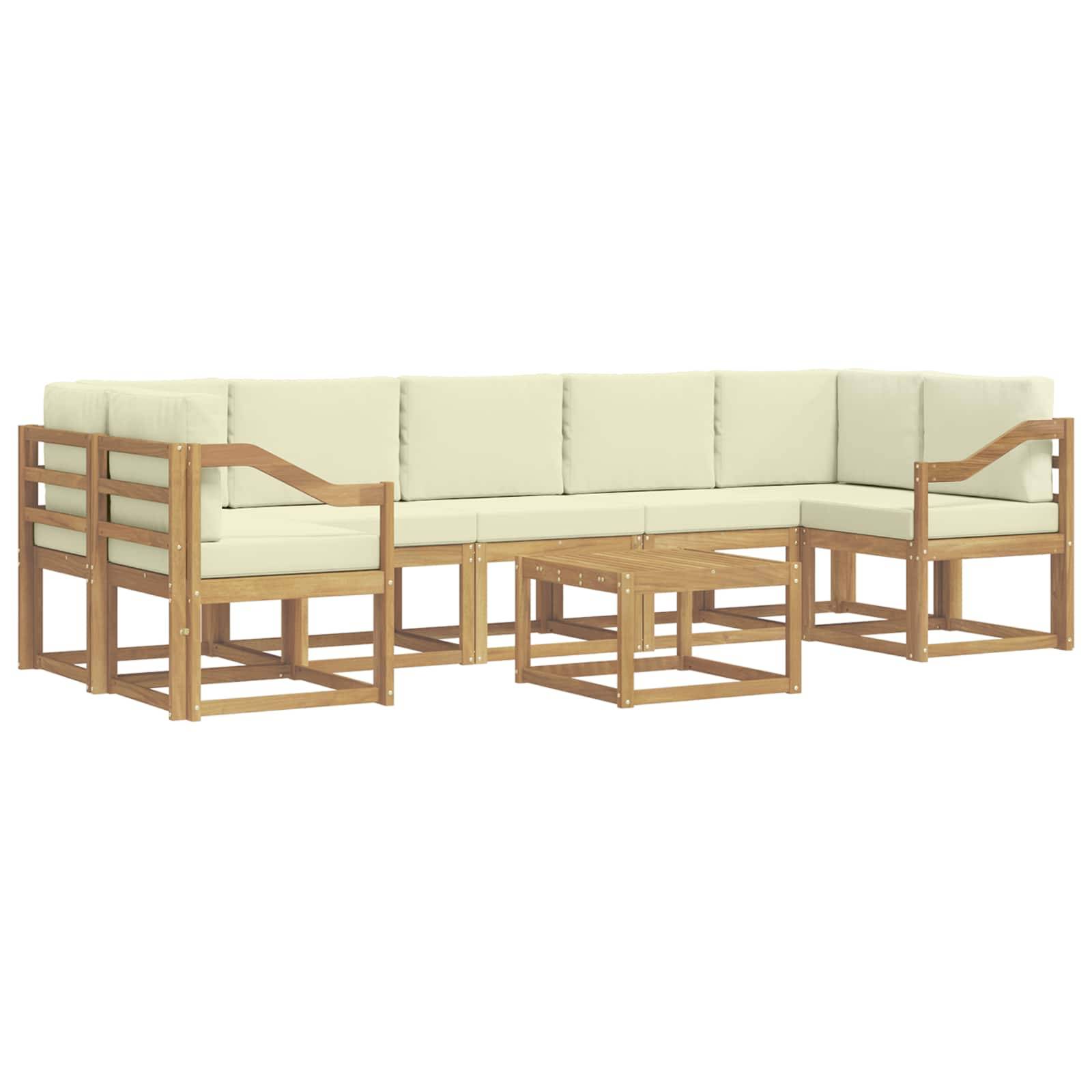 vidaXL Outdoor-Sofagarnitur 6 pcs