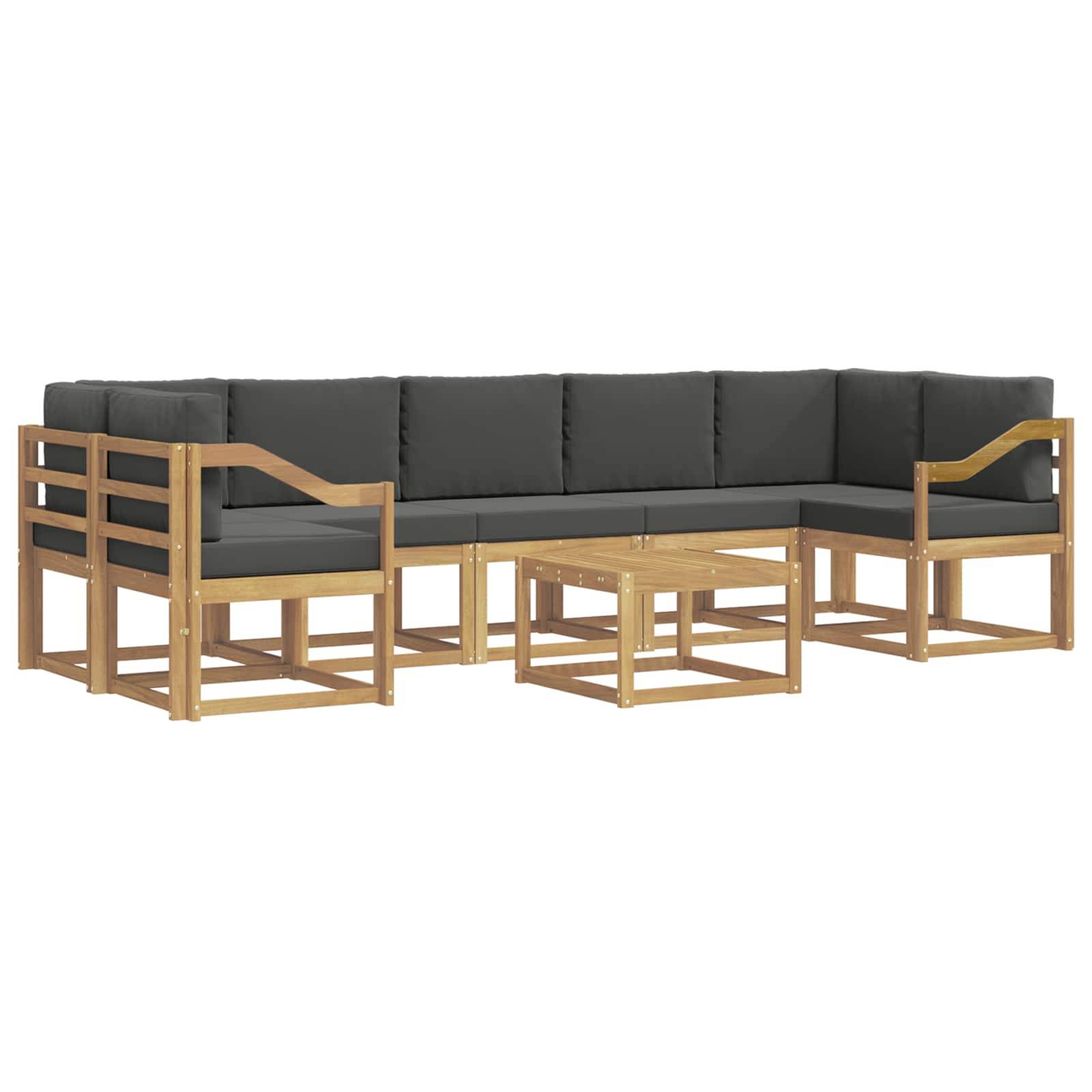 vidaXL Outdoor-Sofagarnitur 6 pcs