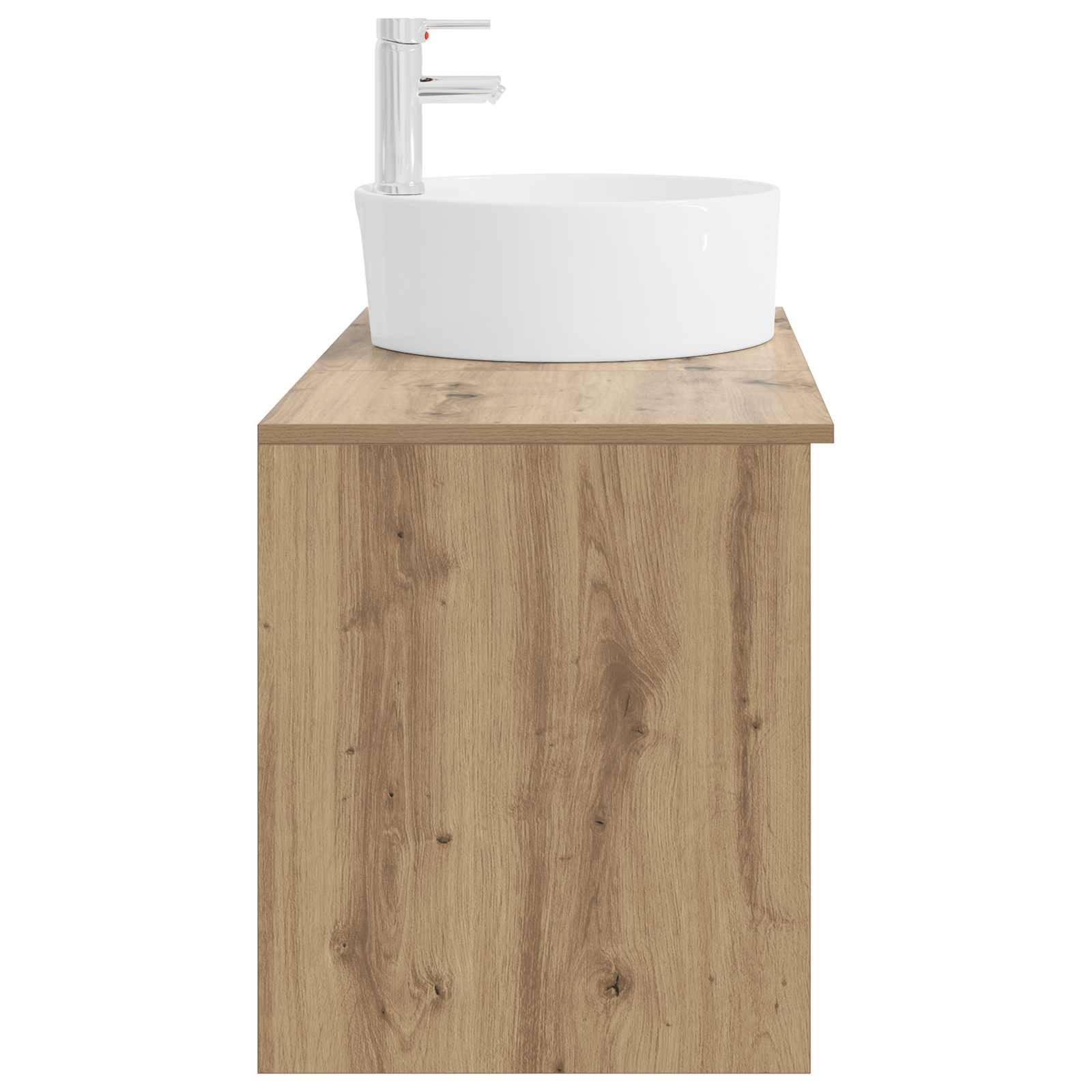 vidaXL Badezimmermöbel-Set 2 pcs Artisan-Eiche Holzwerkstoff