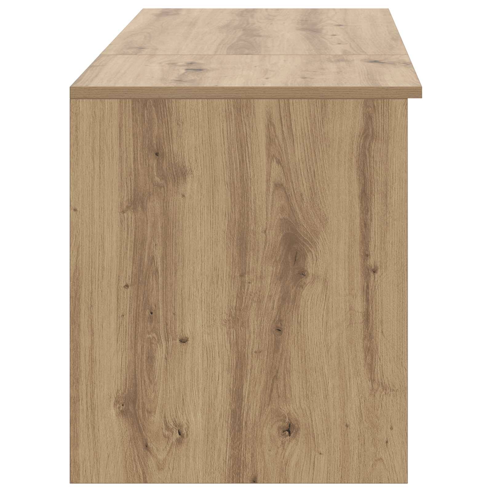 vidaXL Badezimmermöbel-Set 2 pcs Artisan-Eiche Holzwerkstoff