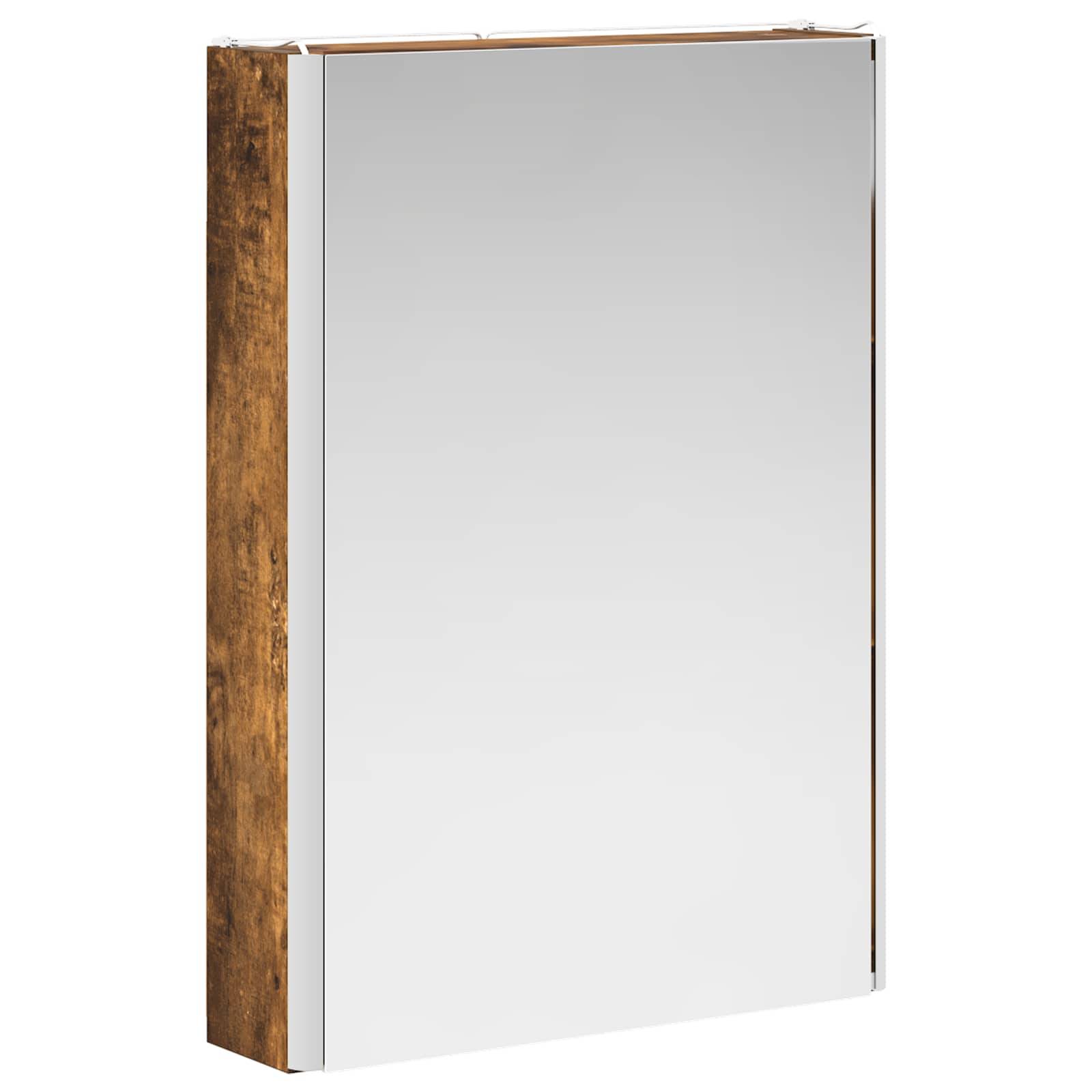 vidaXL Badezimmerschrank-Set 5 pcs Geräucherte Eiche