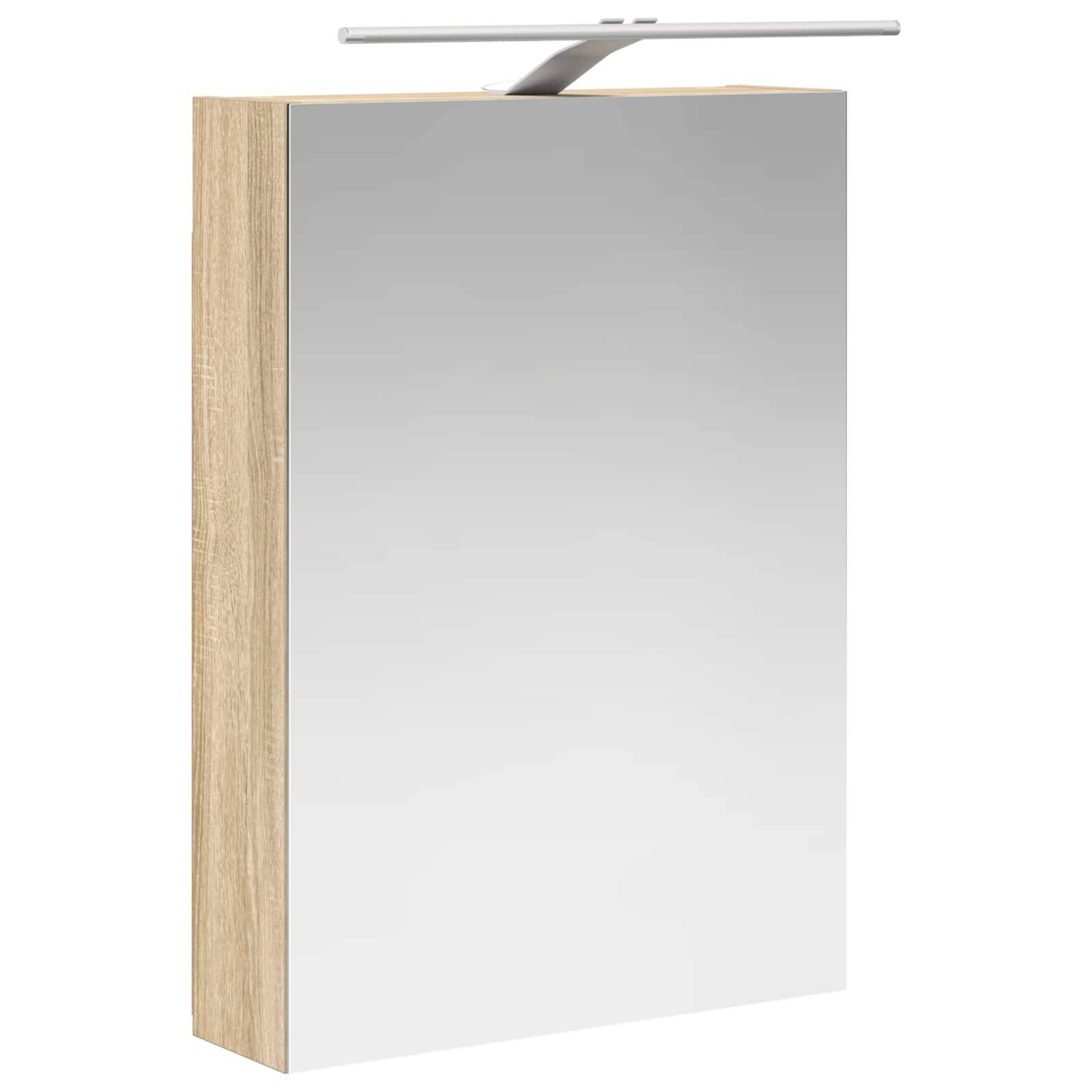 vidaXL Badezimmerschrank-Set 5 pcs Sonoma-Eiche 50 x 14,5 x 70 cm