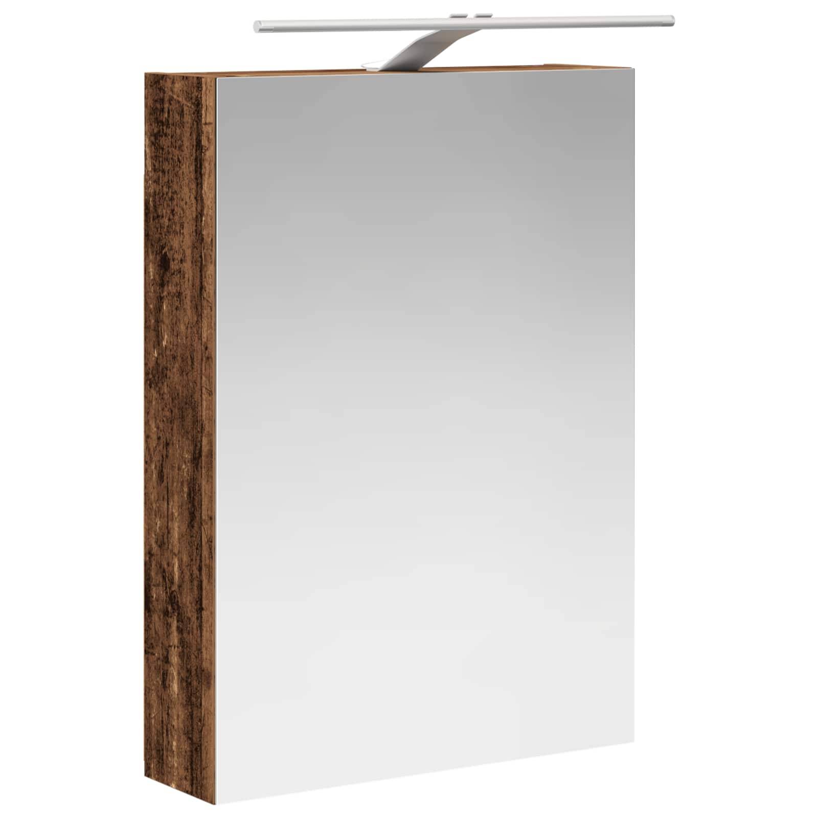 vidaXL Badezimmerschrank-Set 5 pcs Altholz 50 x 14,5 x 70 cm