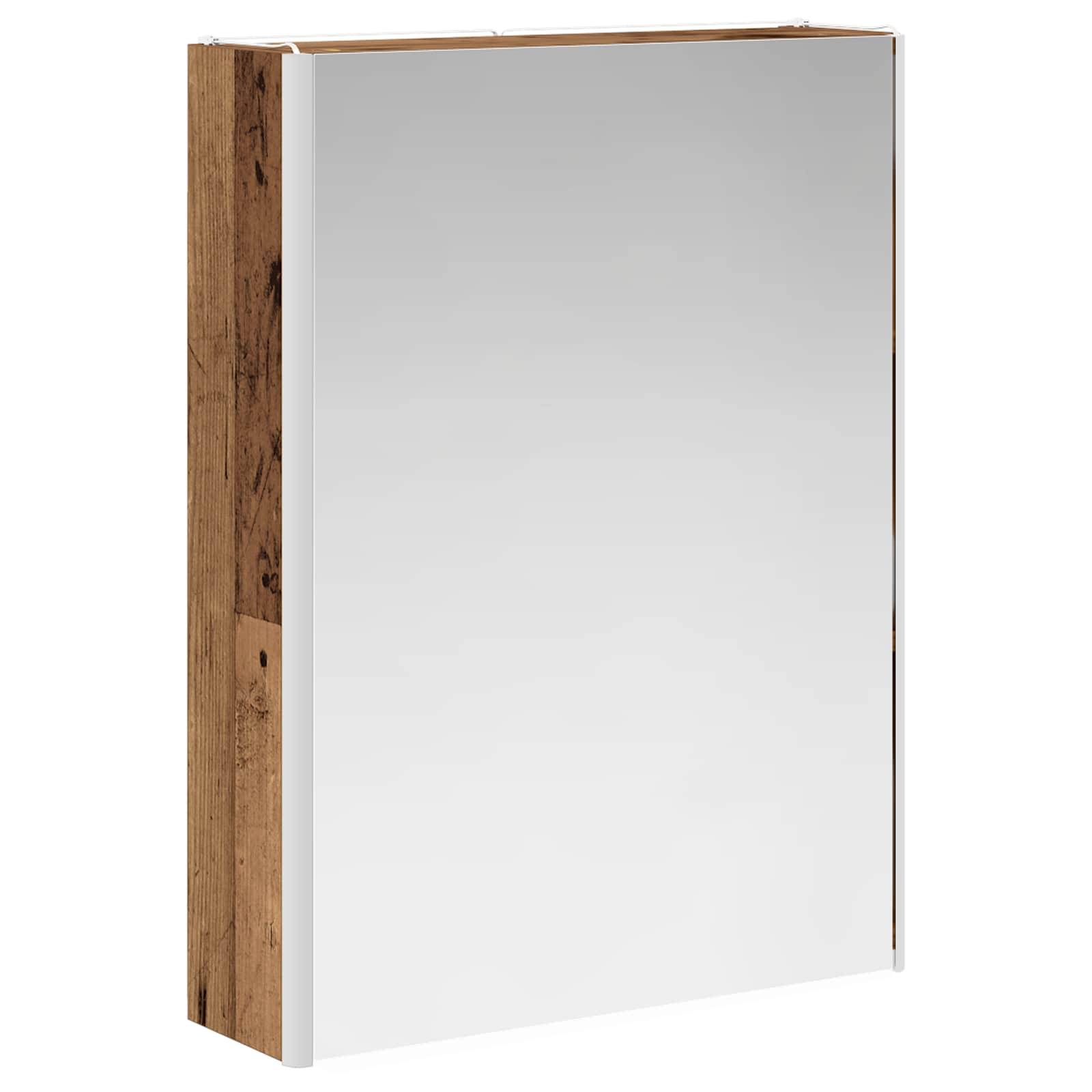 vidaXL Badezimmerschrank-Set 5 pcs Altholz 53 x 15,5 x 70 cm