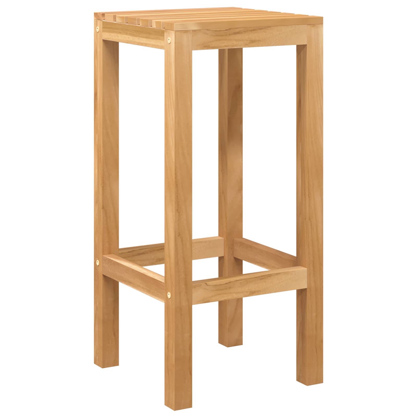 vidaXL Outdoor Bar Set 5 pcs Unbehandelt Massivholz Teak