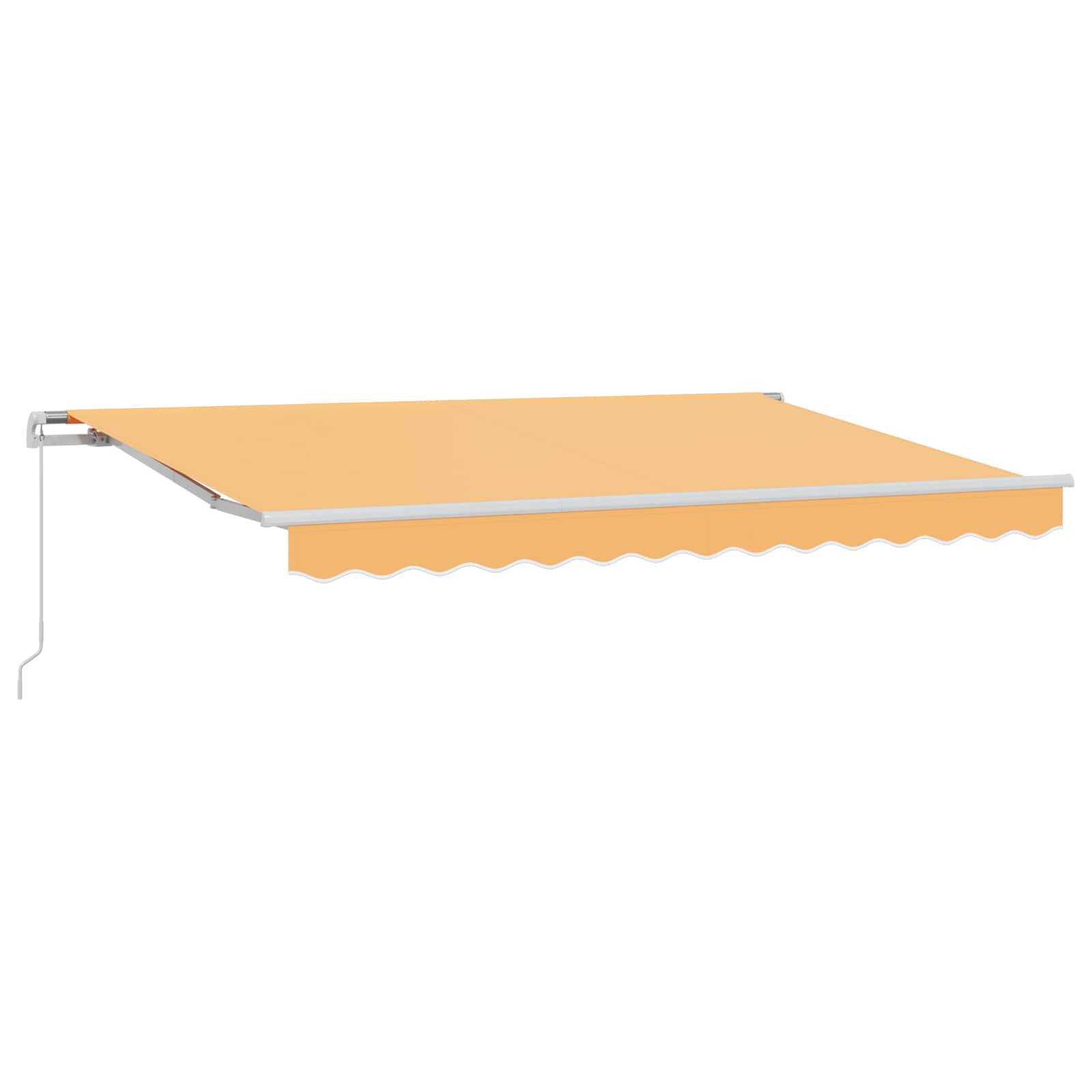 vidaXL Einziehbare Markise Sand 4 x 3 m 100% Polyester und Aluminium
