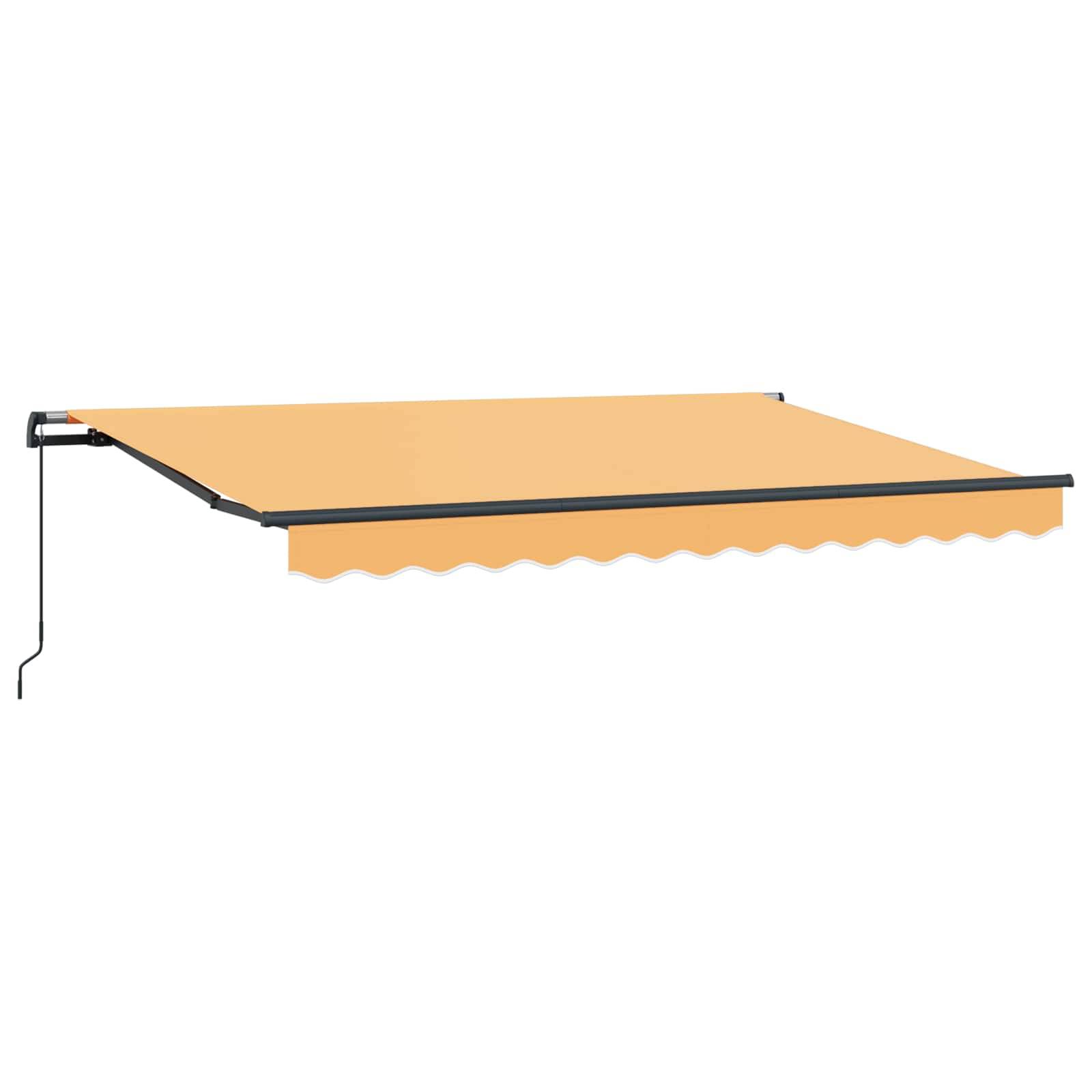 vidaXL Einziehbare Markise Sand 300 x 250 cm Polyester und Stahl