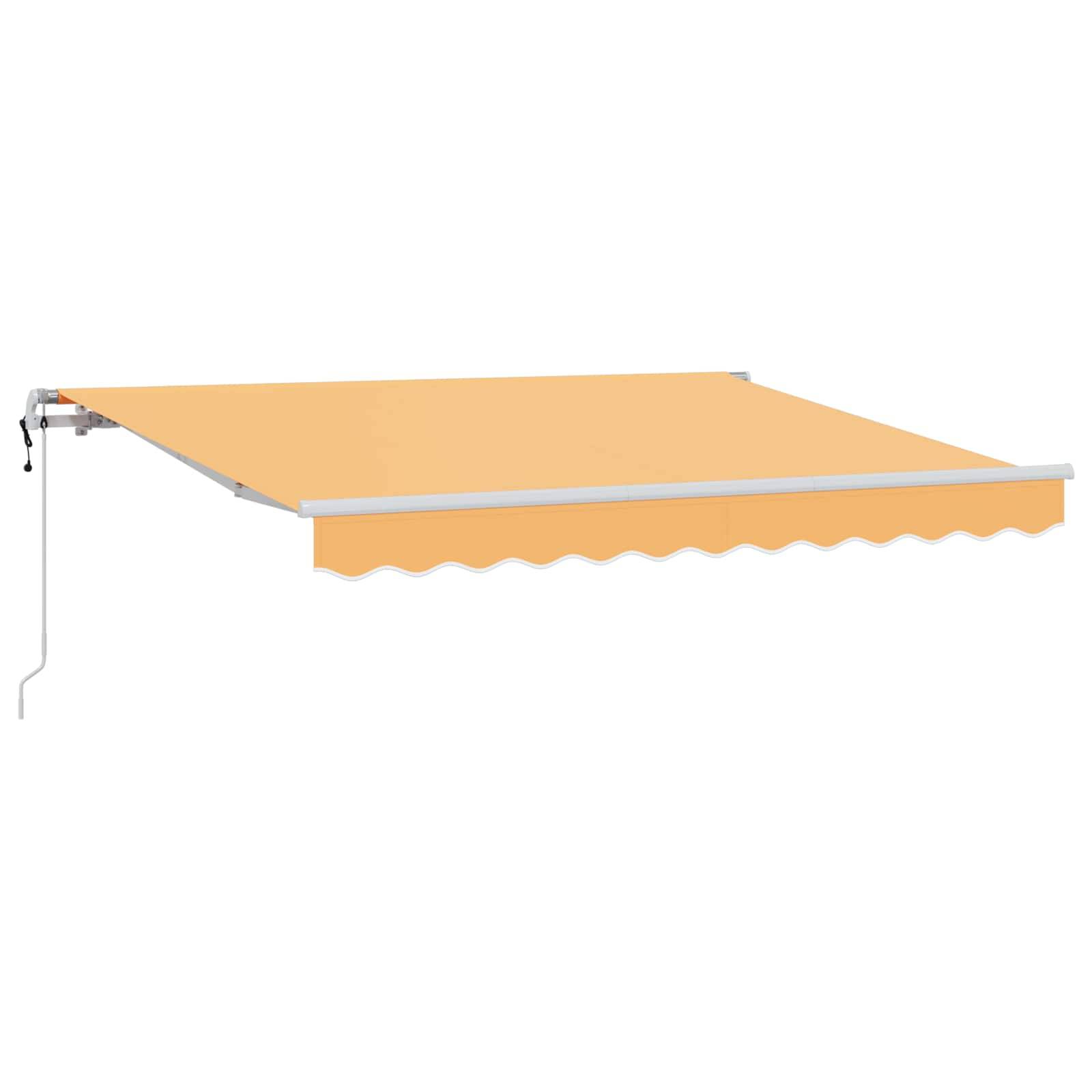vidaXL Ausziehbare Markise Sand 350 x 250 cm Stoff und Aluminium