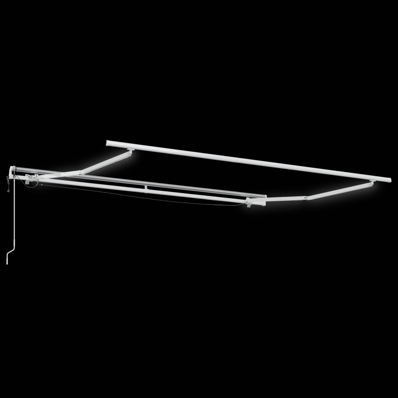 vidaXL Einziehbare Markise Sand 600 x 300 cm Polyester und Metall