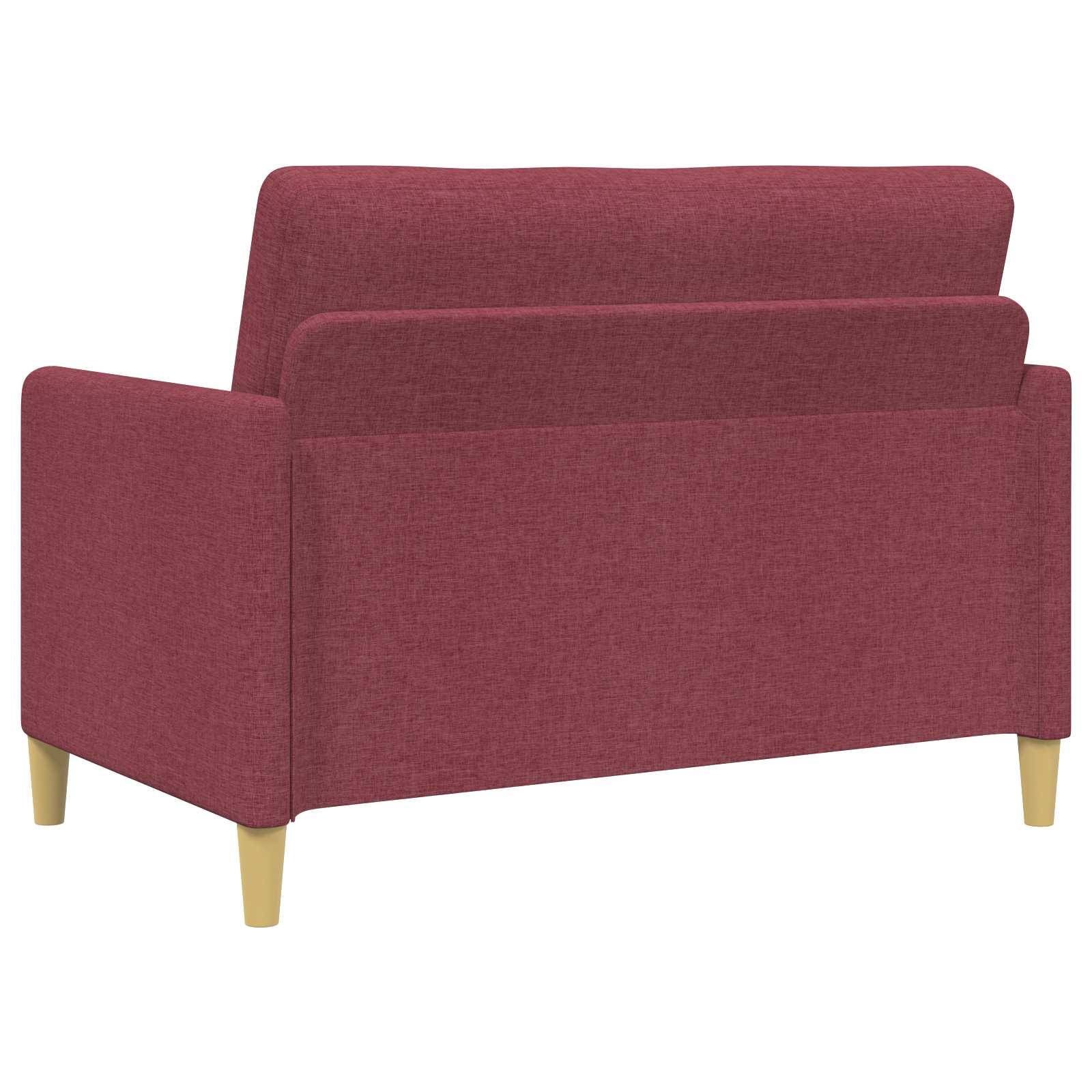 vidaXL Sofa Set mit Stauraum 2 pcs Weinrot Polyester