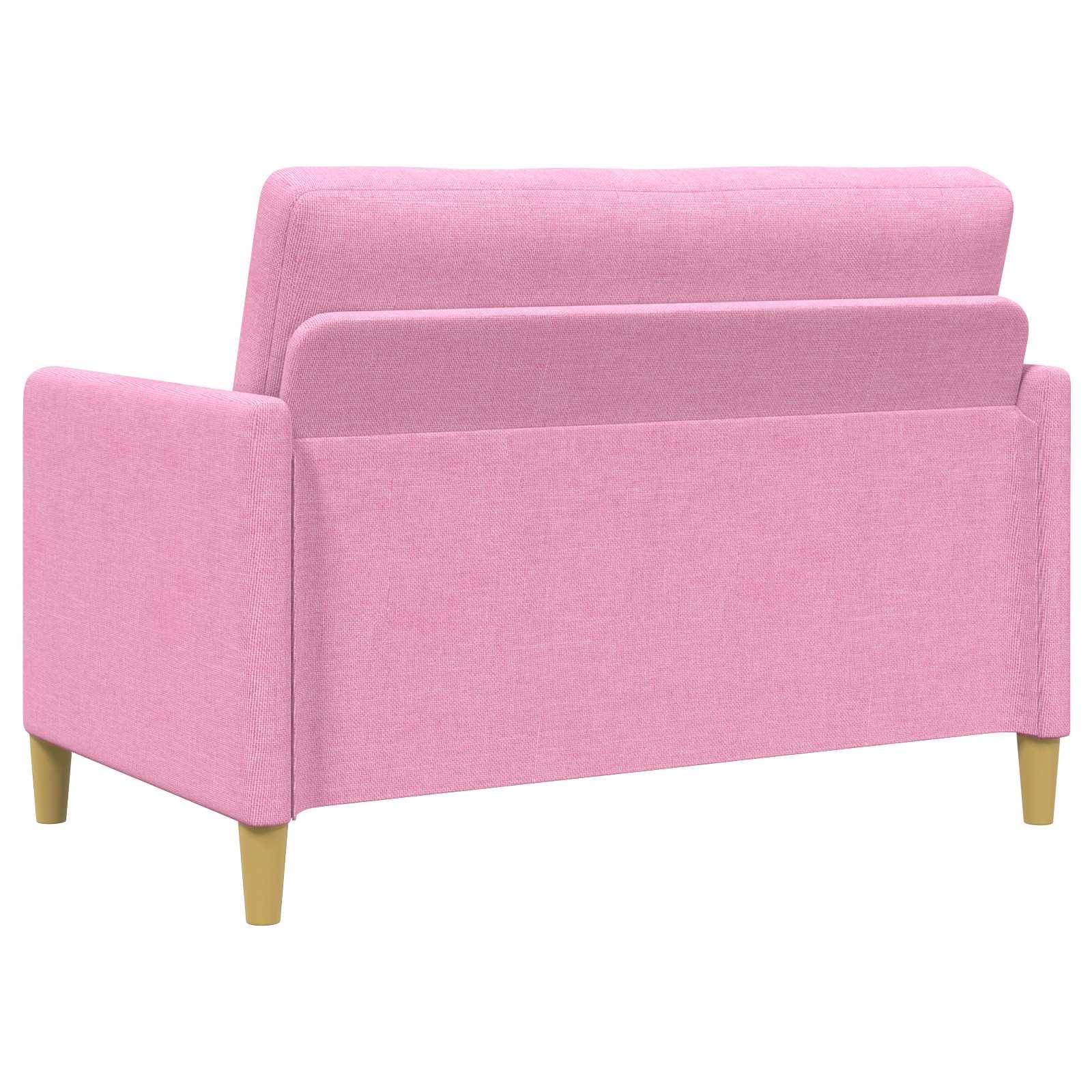 vidaXL Sofa Set mit Stauraum 2 pcs Rosa Polyester