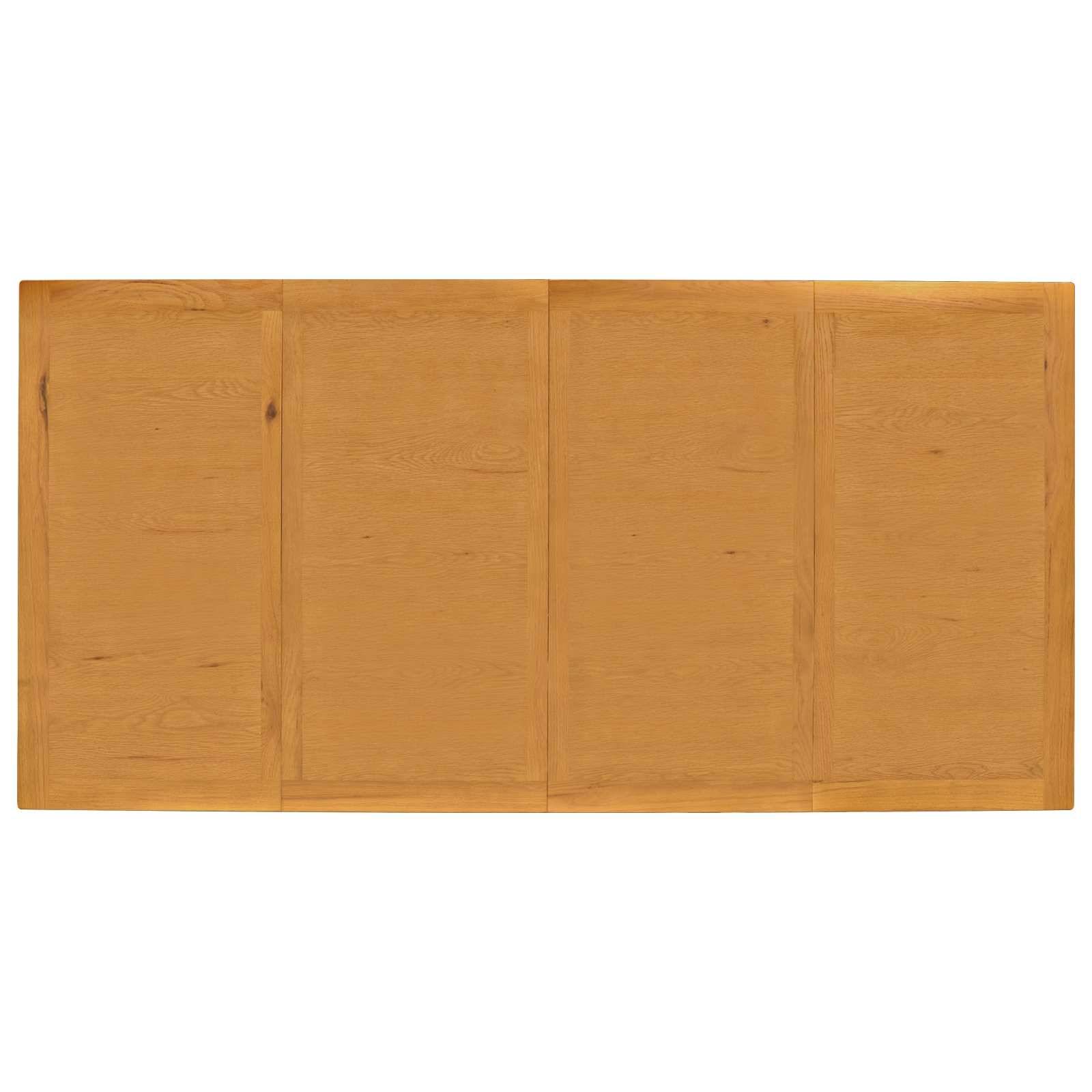 vidaXL Essgruppe 9 Stk. Beige Massivholz Eiche