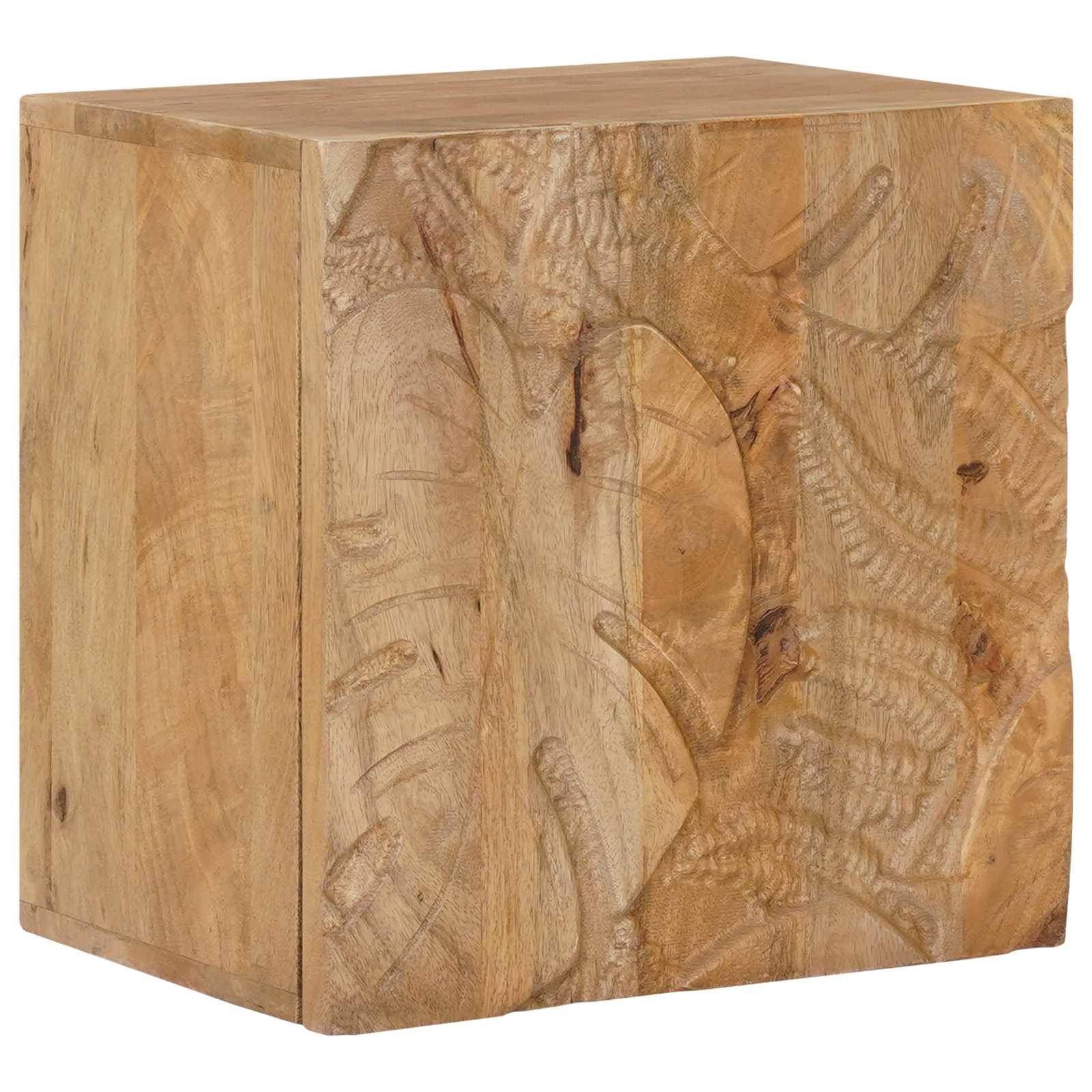 vidaXL Handgefertigter Nachttisch Teakbraun 40x30x40 cm