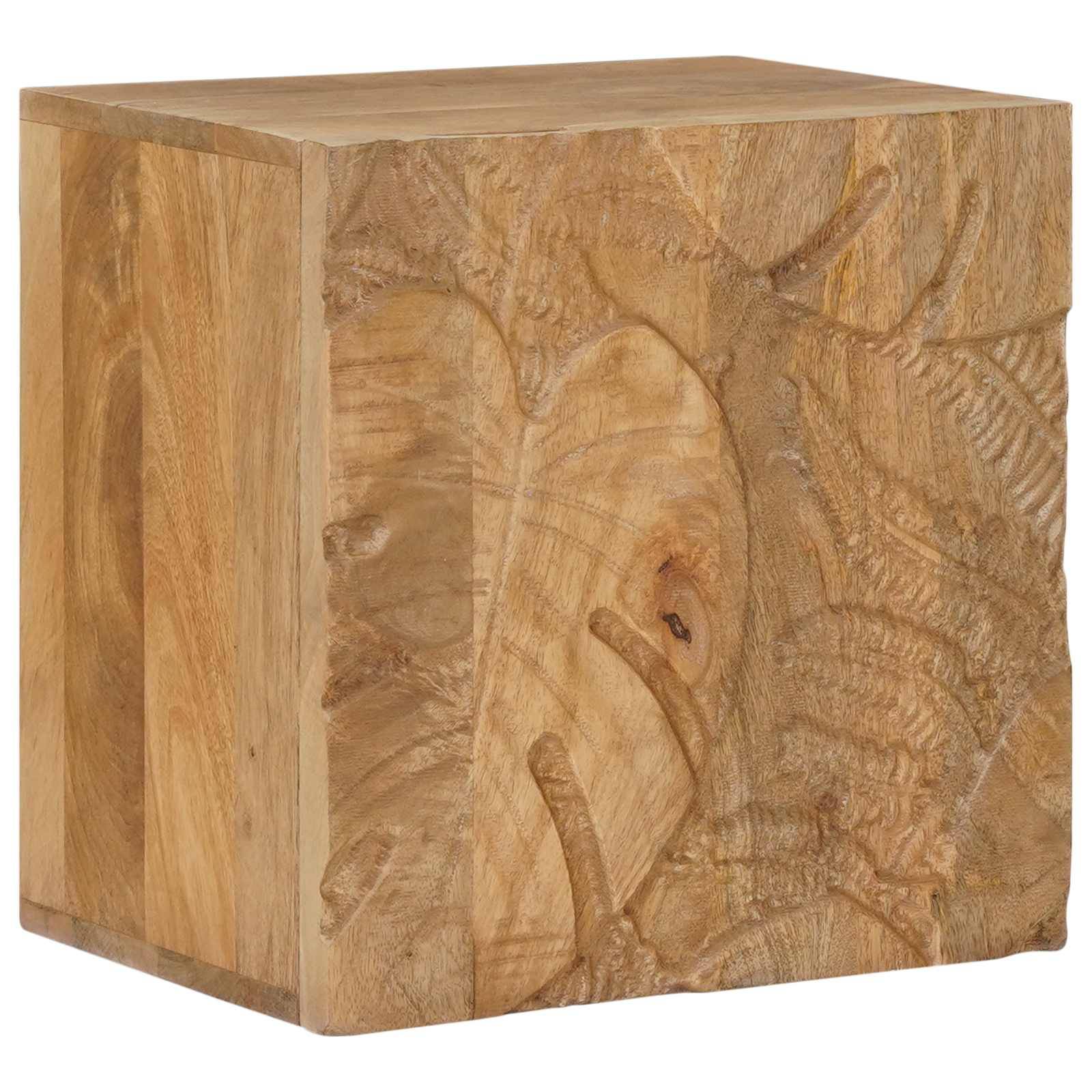 vidaXL Handgefertigter Nachttisch Teakbraun 40x30x40 cm