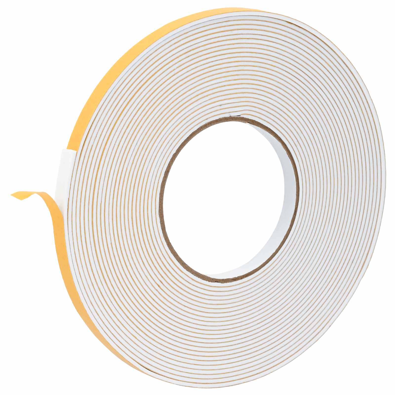 vidaXL Selbstklebendes Schaumstoffband 5 pcs Weiß 10mm x 10m CR-Schaum