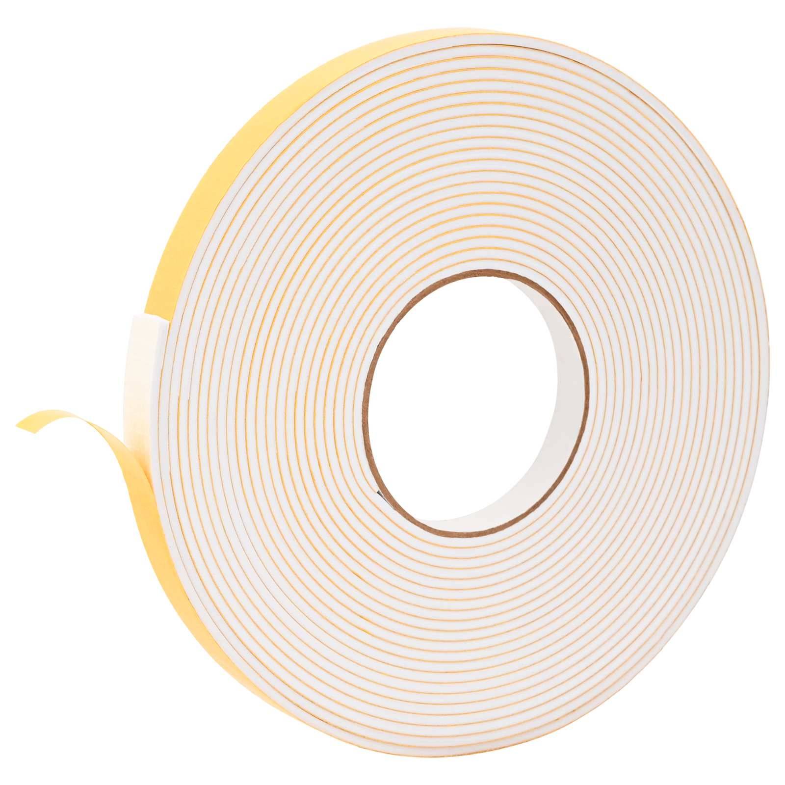 vidaXL Selbstklebendes Schaumstoffband Weiß 10mm x 10m CR-Schaum