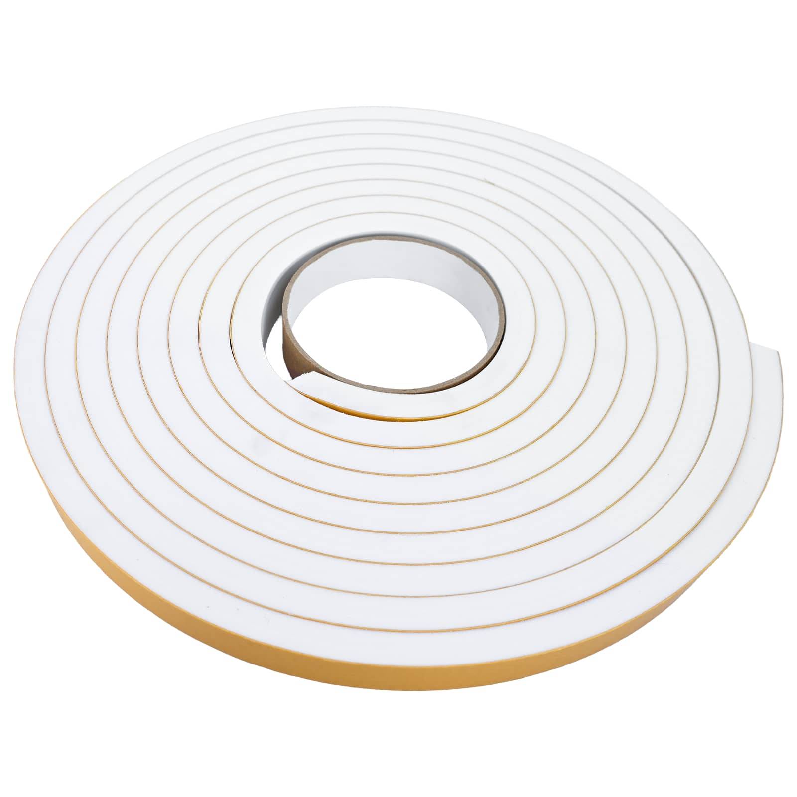 vidaXL Selbstklebendes Schaumstoffband 2 pcs Weiß 20mm x 5m CR-Schaum