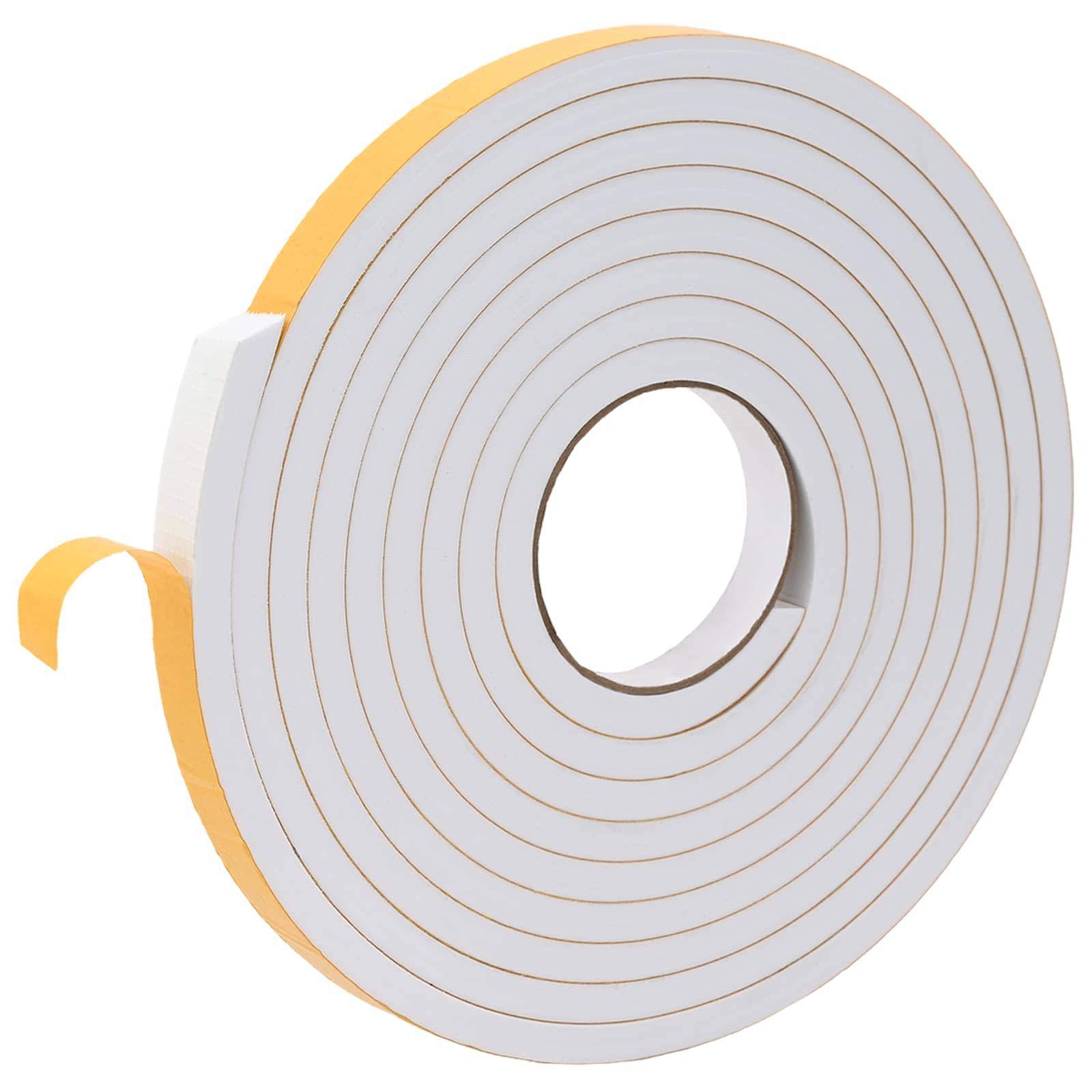 vidaXL Selbstklebendes Schaumstoffband 2 pcs Weiß 20mm x 5m CR-Schaum