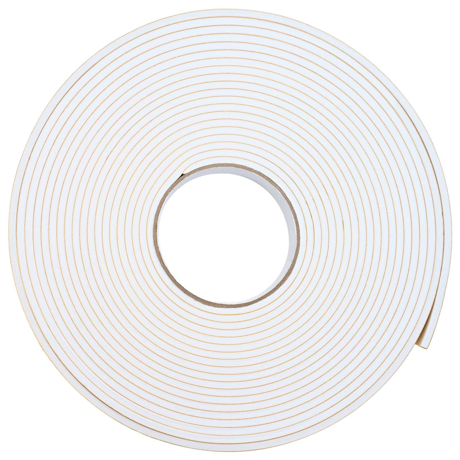 vidaXL Selbstklebendes Schaumstoffband Weiß 20mm x 10m CR-Schaum