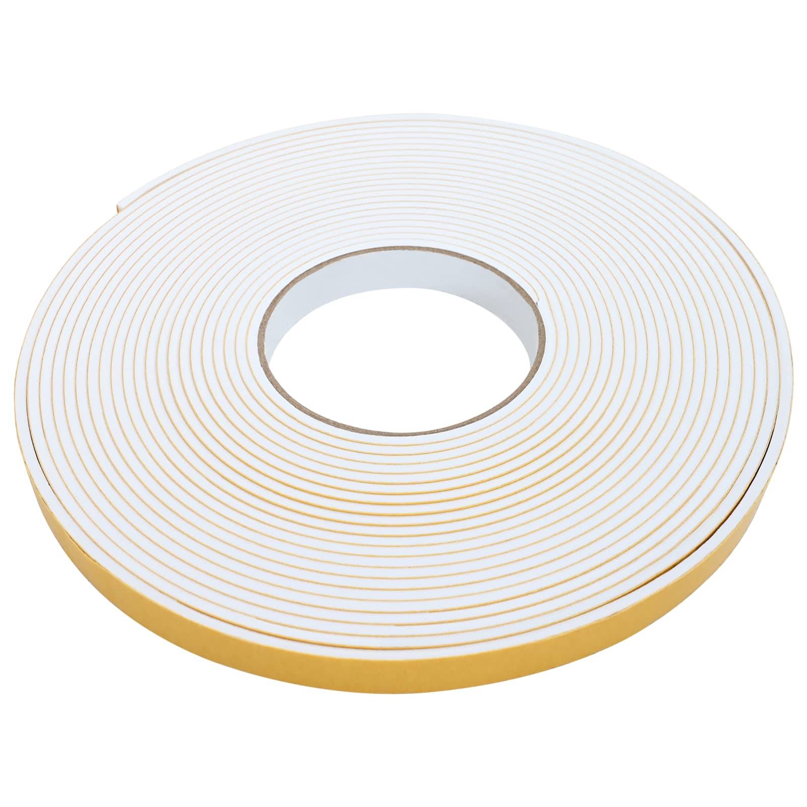 vidaXL Selbstklebendes Schaumstoffband Weiß 20mm x 10m CR-Schaum