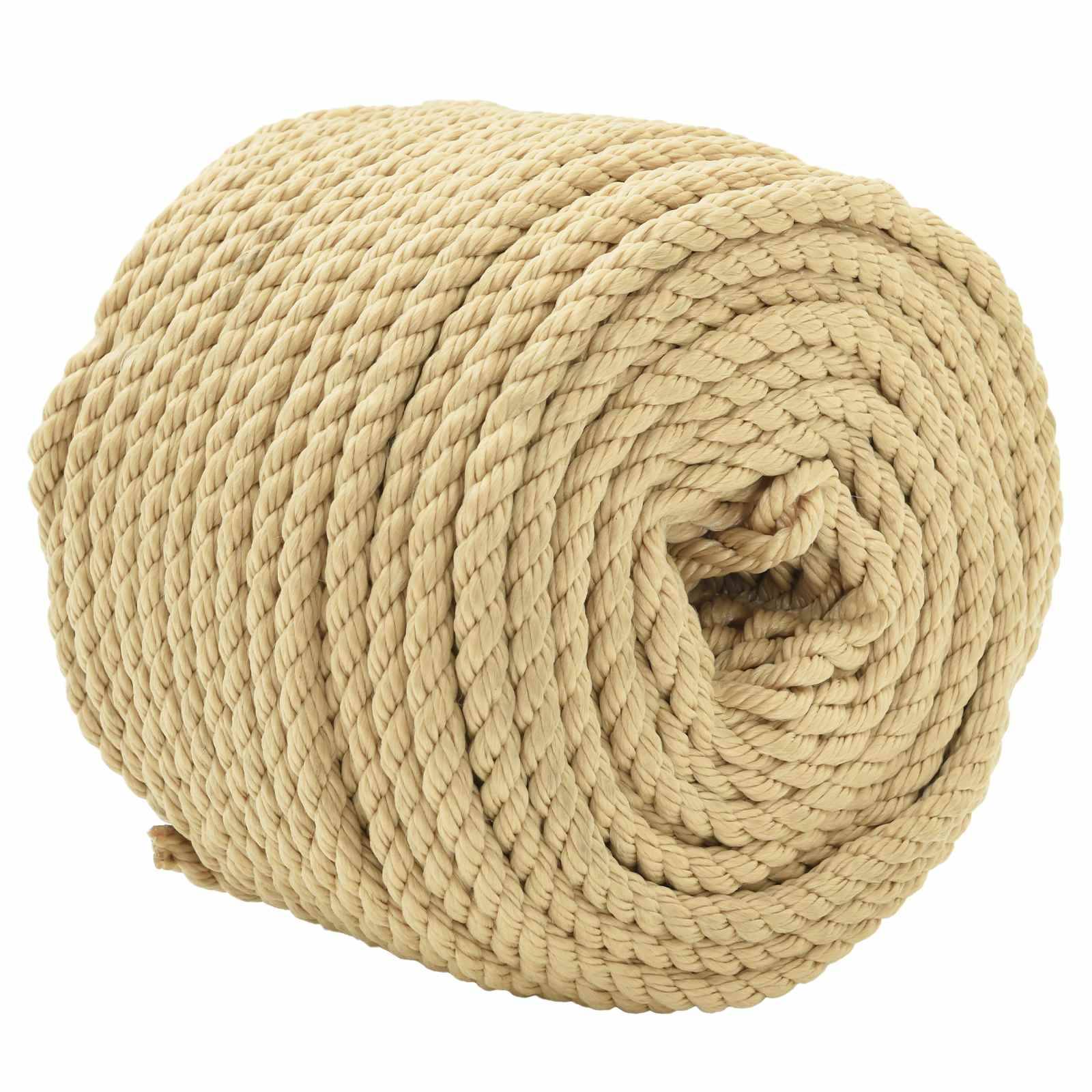 vidaXL Bootsseil 0.8 mm 50 m Natur