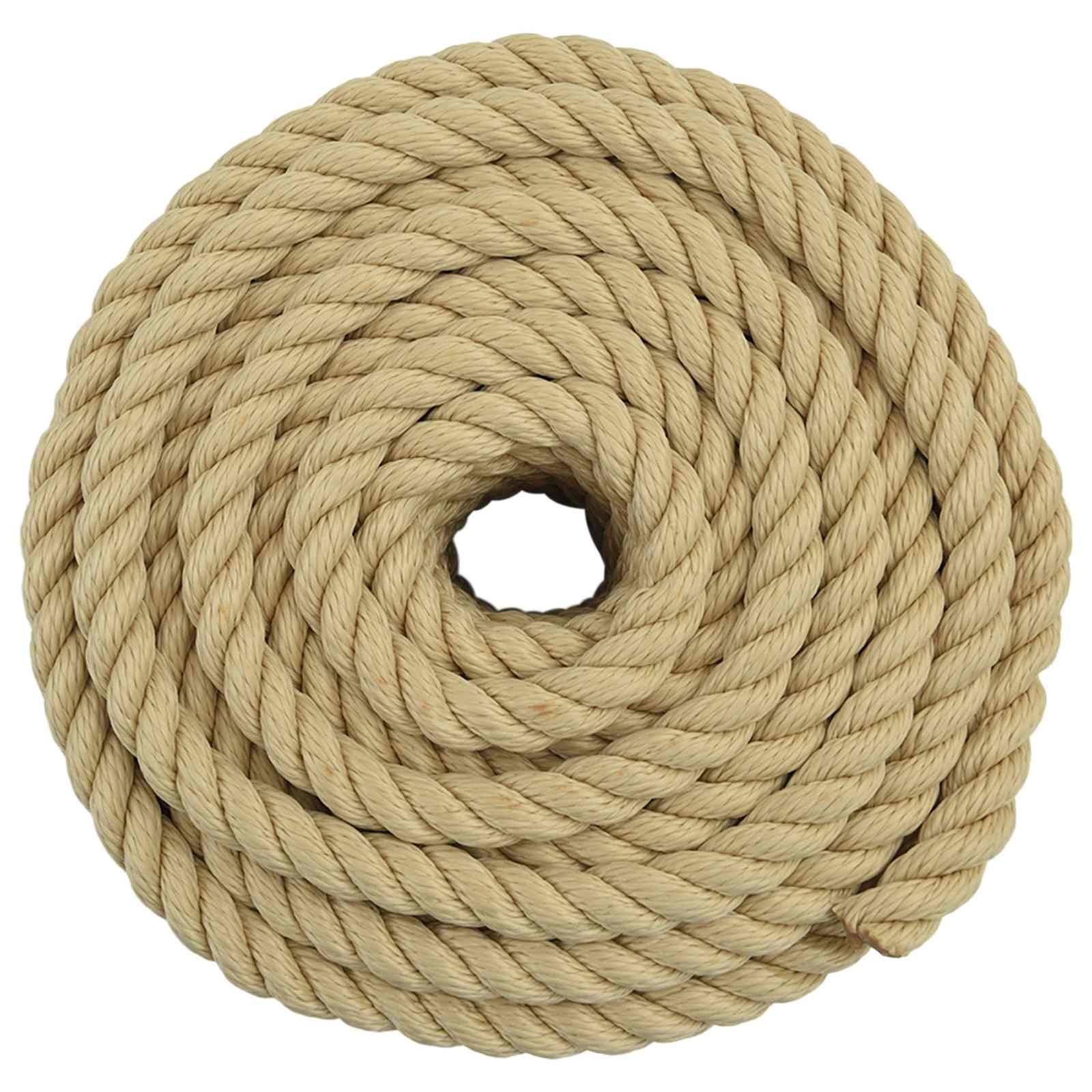 vidaXL Bootsseil 25 m 1.8 Natur PP