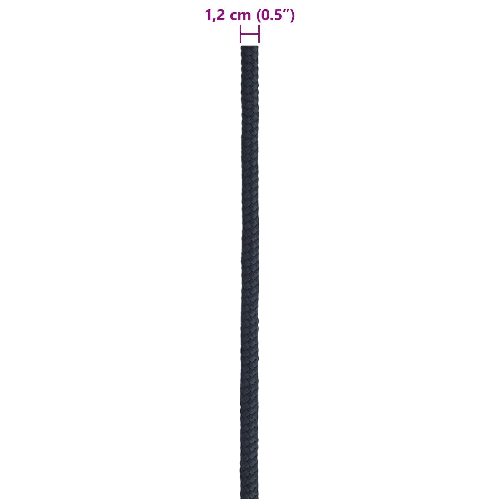 vidaXL Bootsseil 1.2 mm 25 m Königsblau Polyester