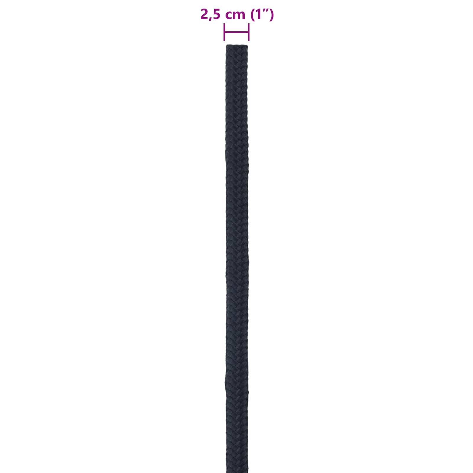 vidaXL Bootsseil Königsblau 25 m Polyester